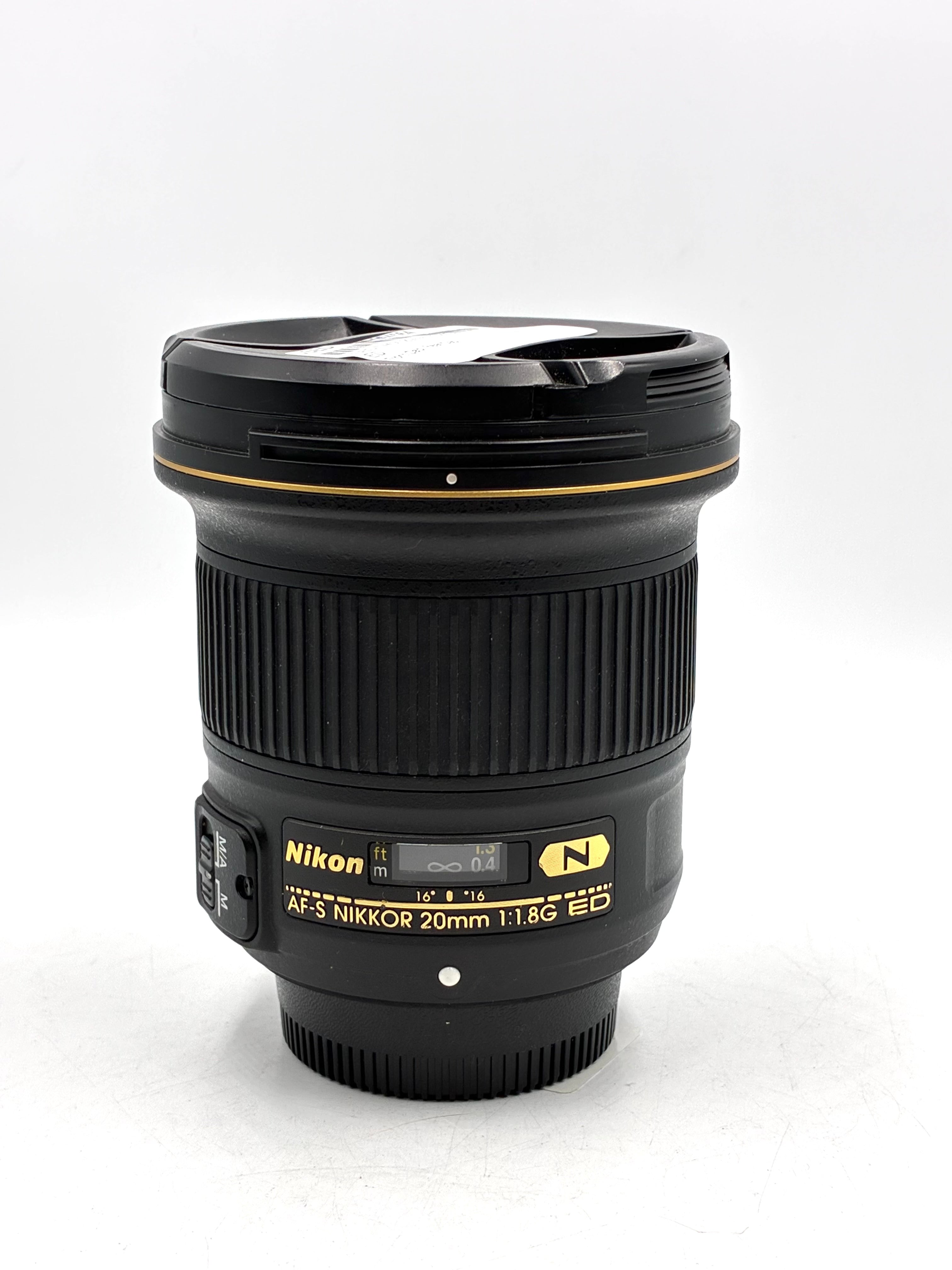 USED Nikon 20mm f1.8 G Nikkor AF-S ED