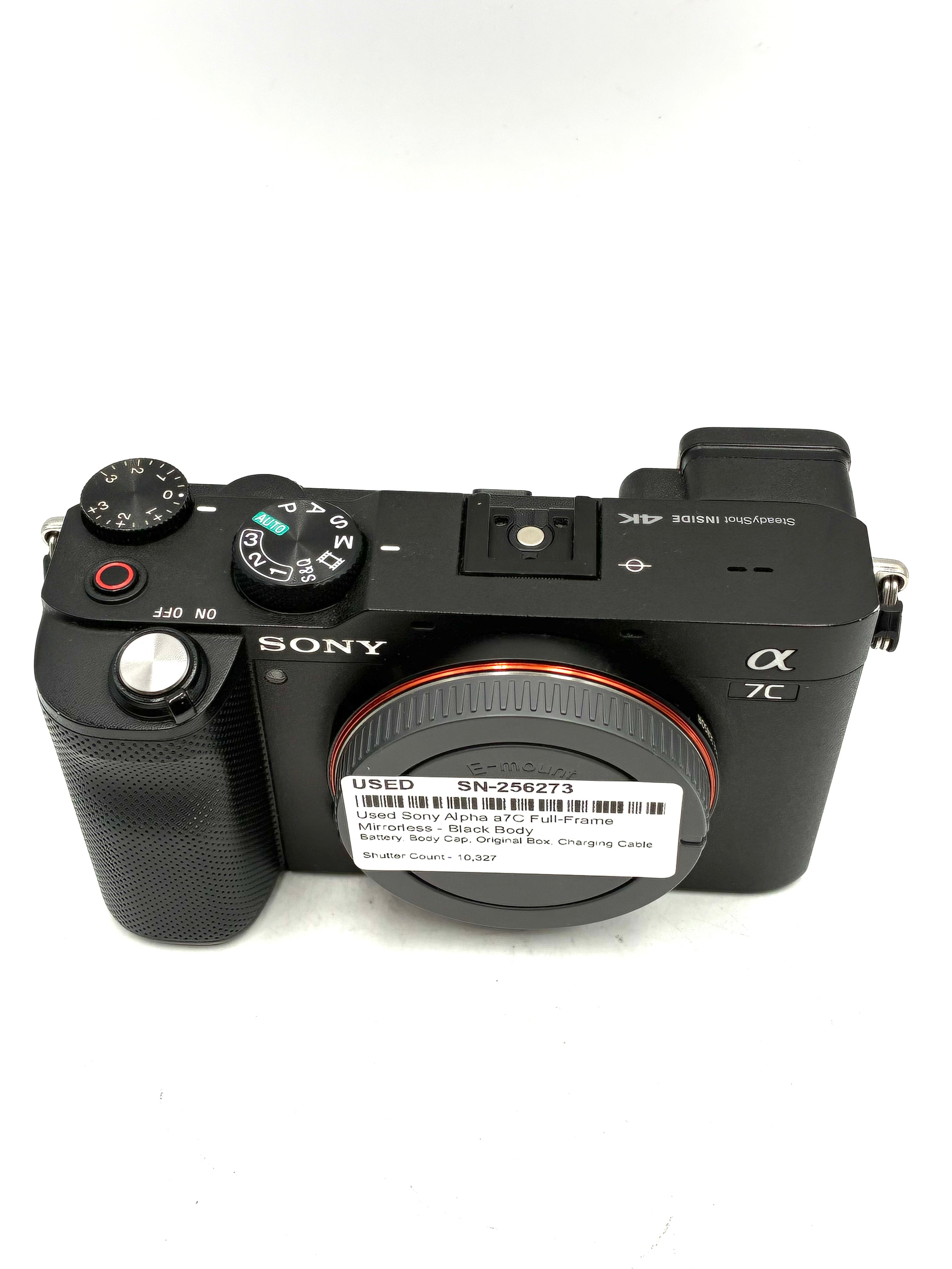 Used Sony Alpha a7C Full-Frame Mirrorless - Black Body