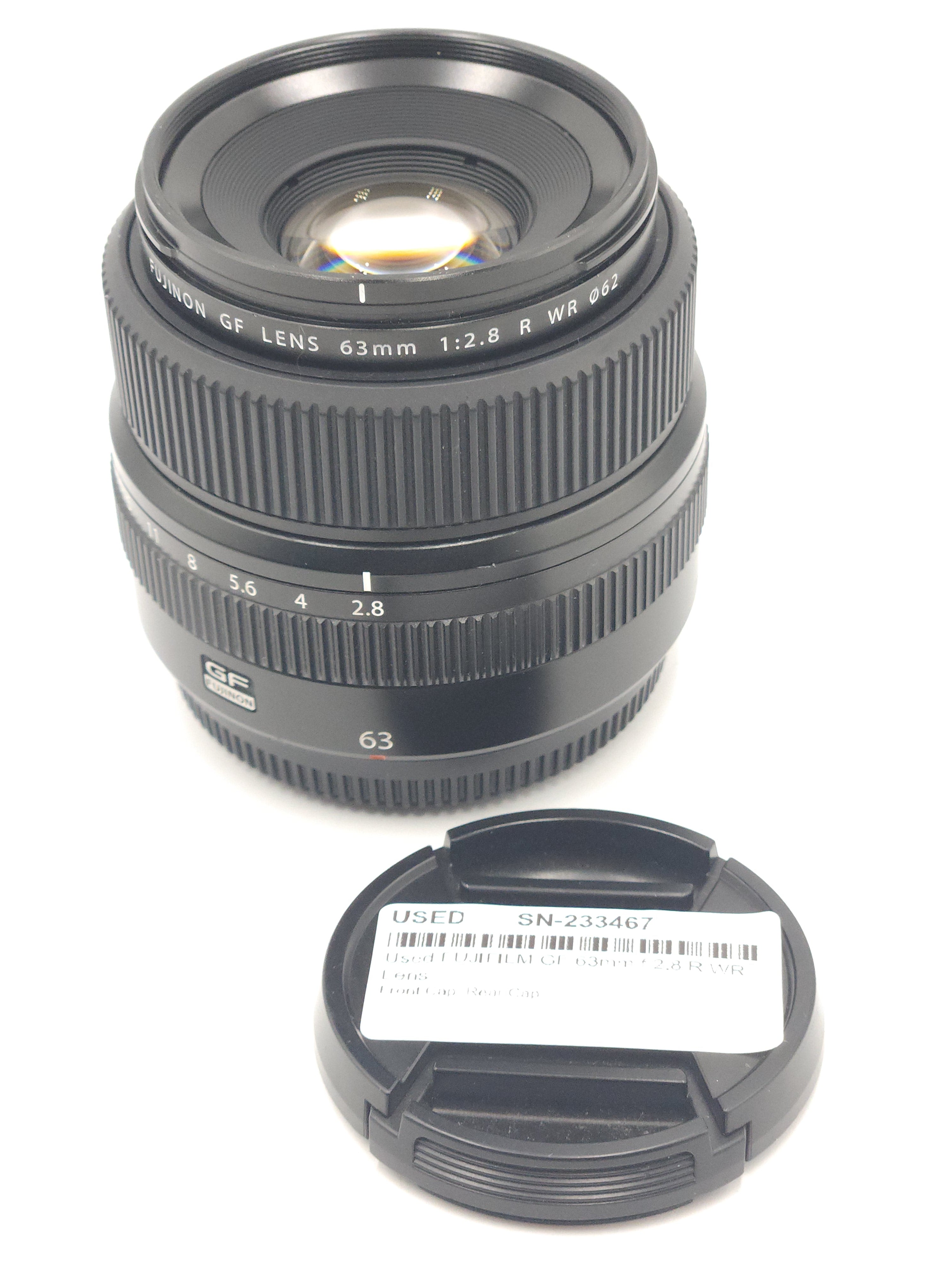 Used FUJIFILM GF 63mm f/2.8 R WR Lens
