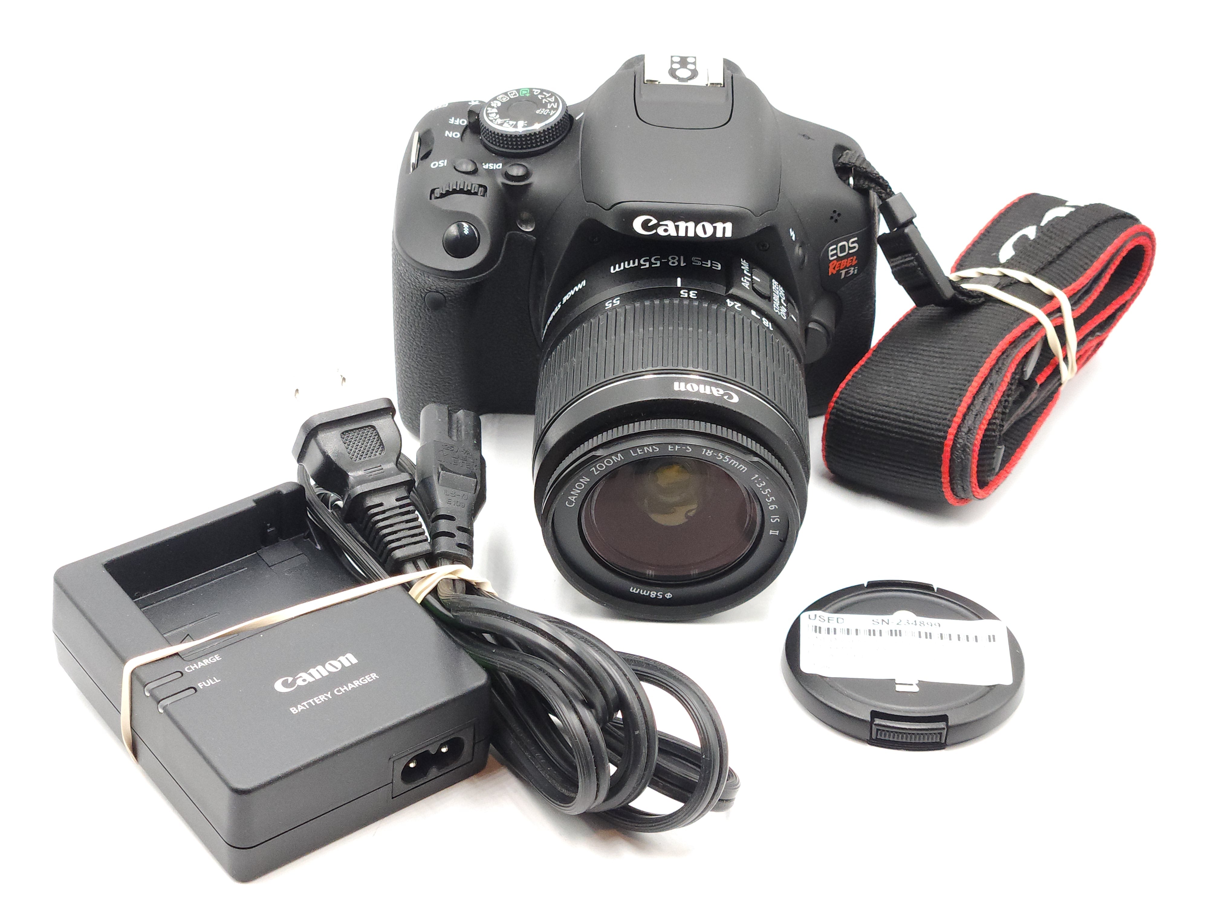 USED Canon EOS Rebel T3i Digital W/ 18-55mm SLR Kit