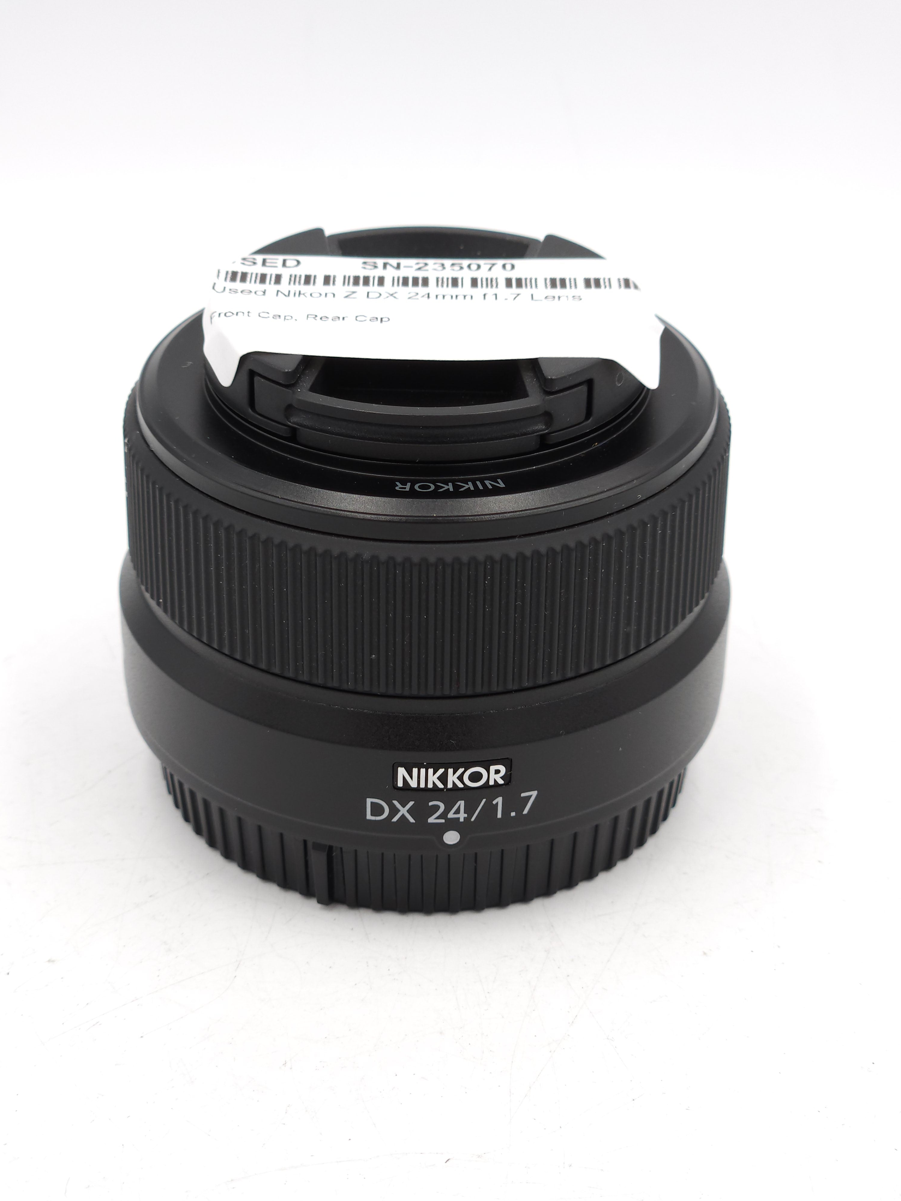 Used Nikon Z DX 24mm f1.7 Lens