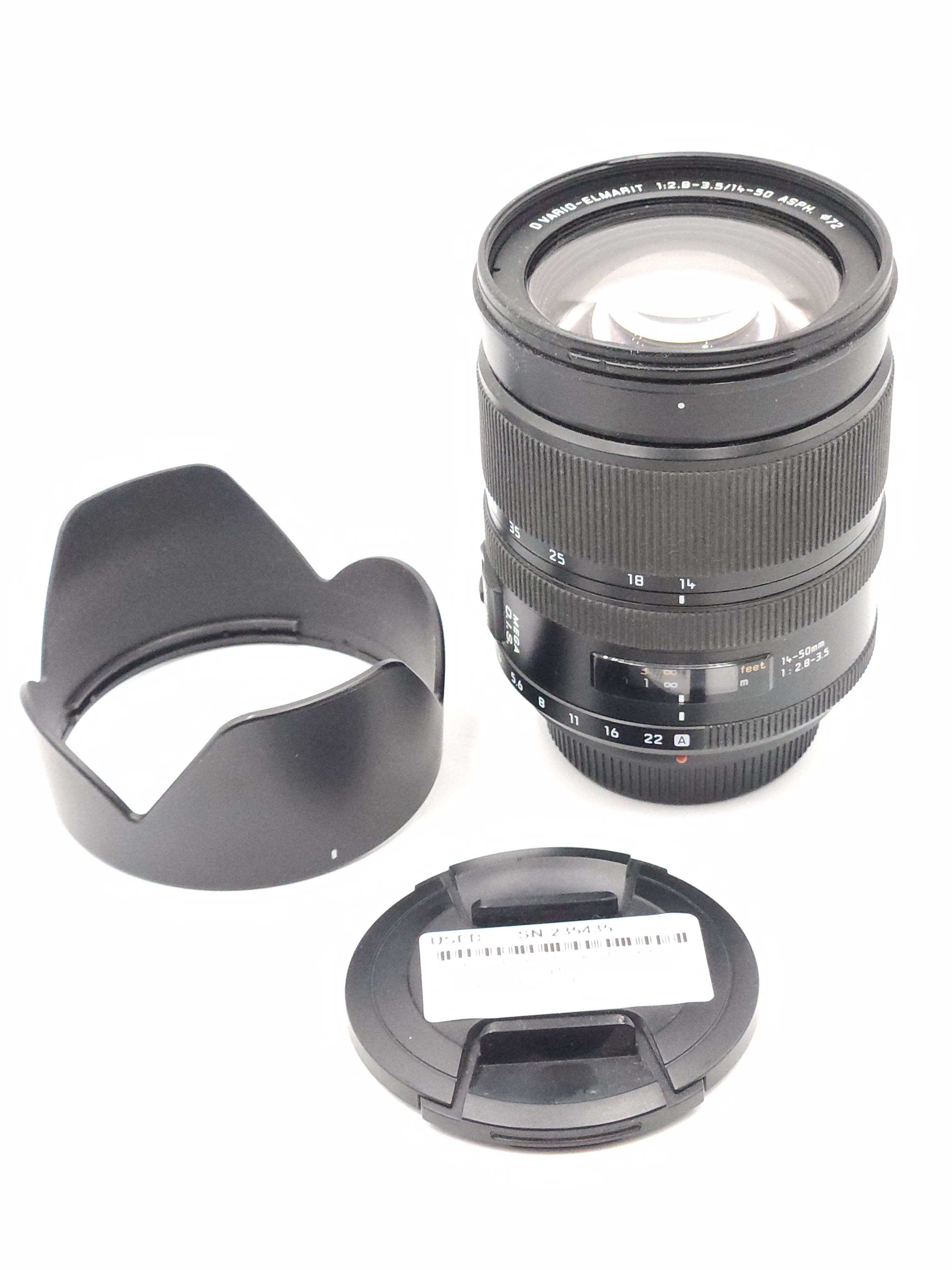 Used Leica Lumix D Vario-Elmarit 14-50mm f2.8-3.5 Asph (4/3) Lens