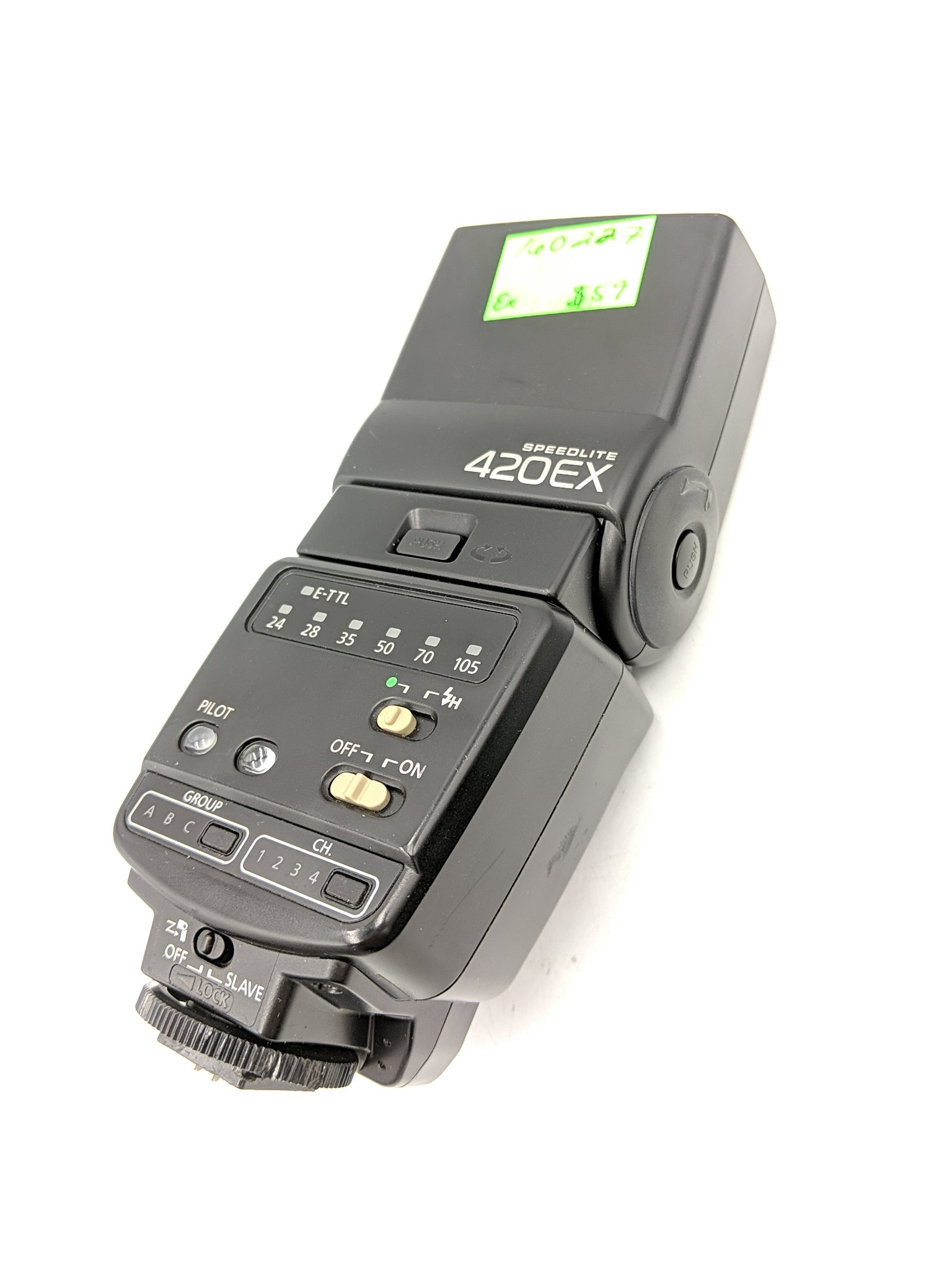 Used Canon 420Ex Speedlite W/ Case and Stoffen