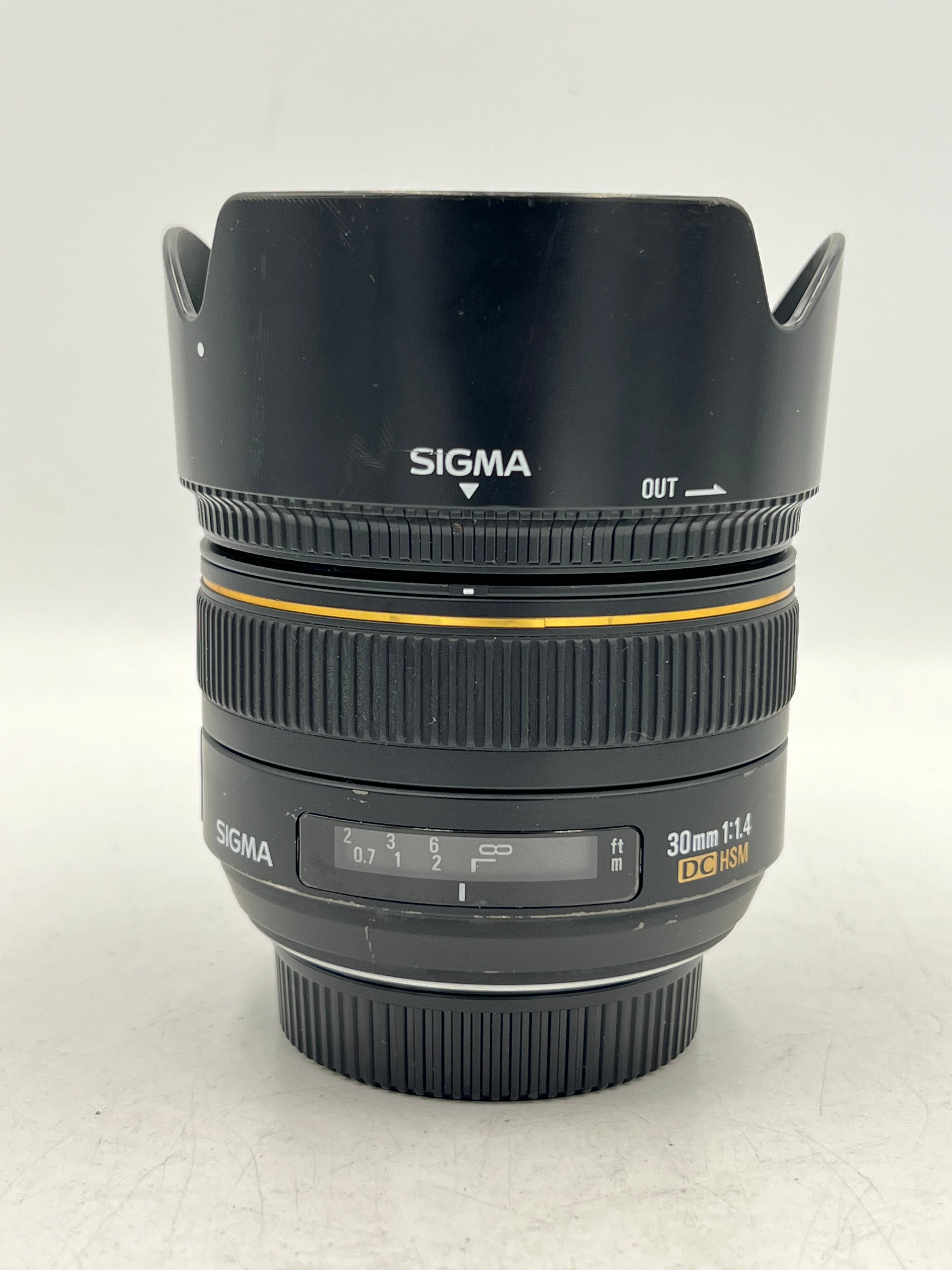 USED Sigma 30mm F1.4 AF Prime HSM For Nikon