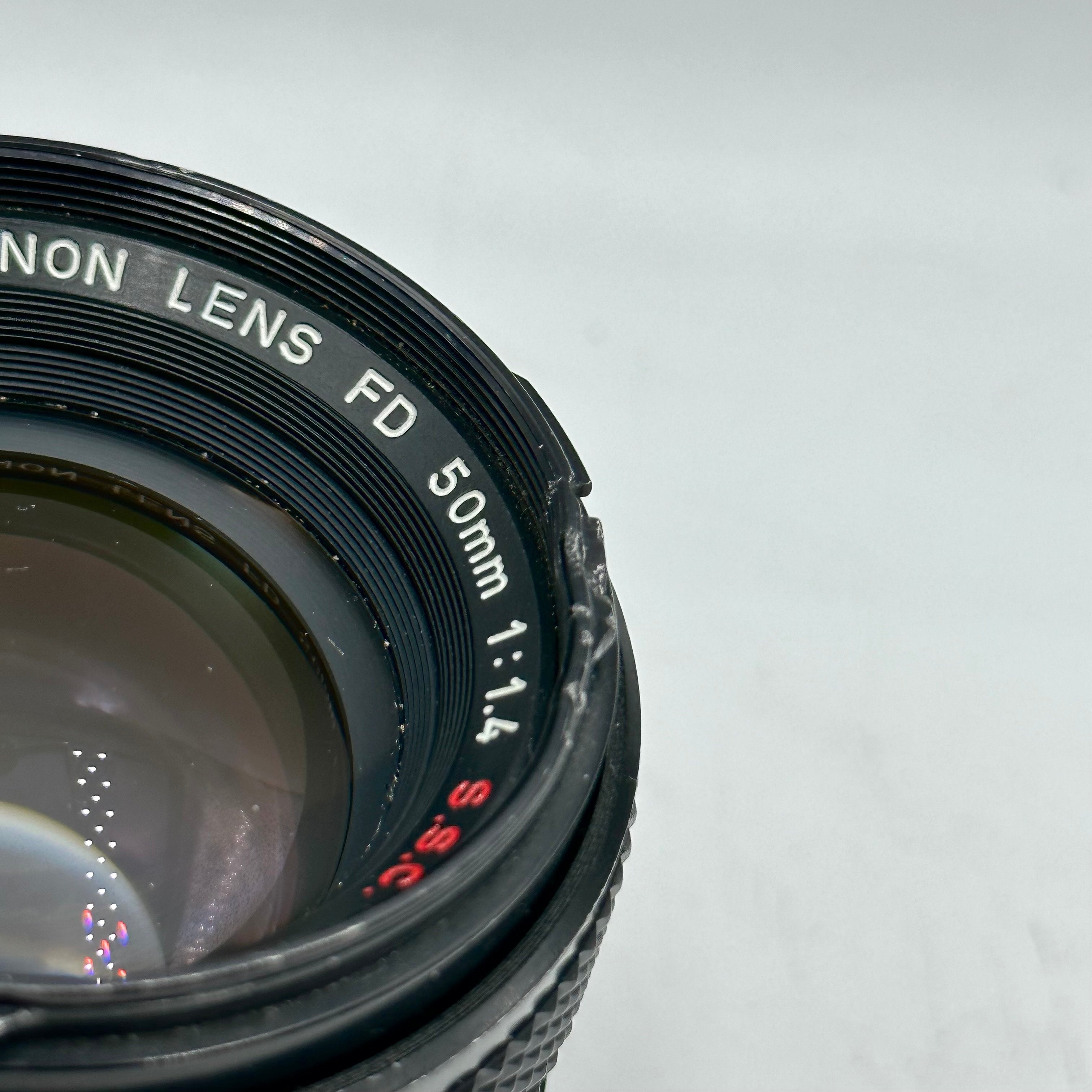 Used Canon FD 50mm F1.4 S.S.C Lens READ