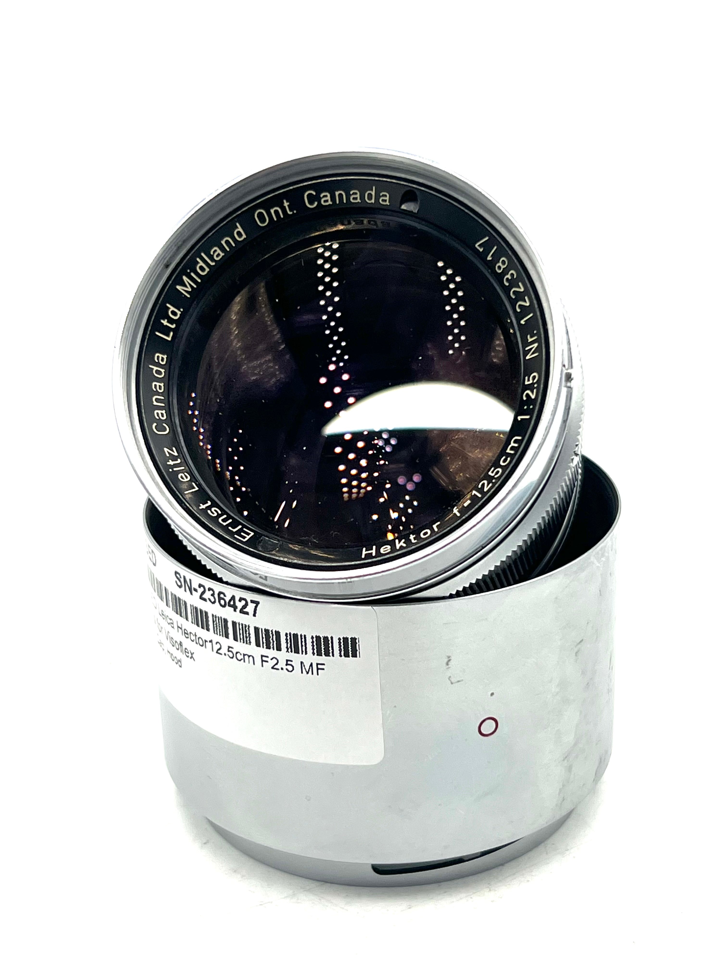 USED Leica Hector12.5cm F2.5 MF Lens for Visoflex