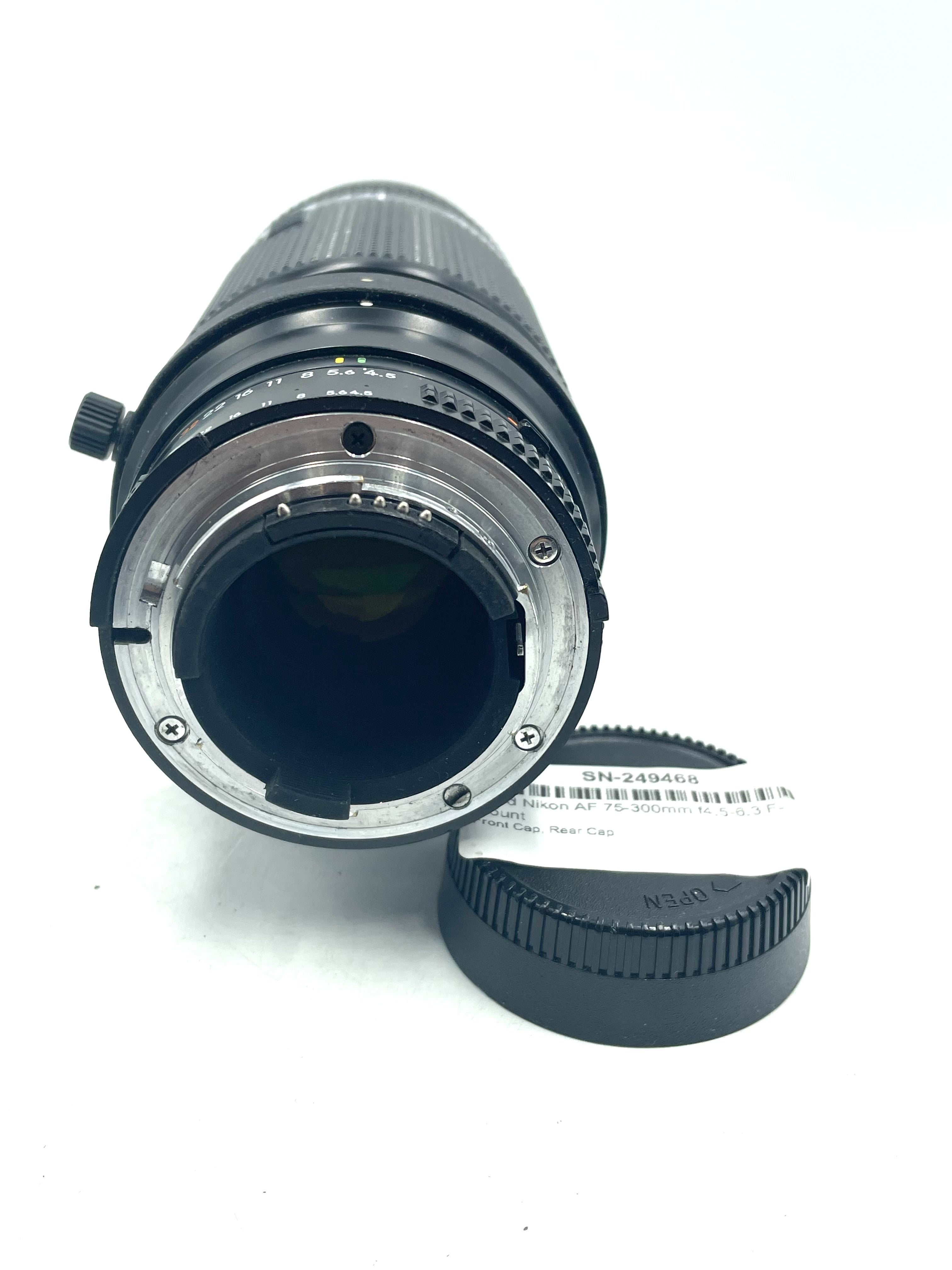Used Nikon 75-300mm f4.5-6.3 AF (F-Mount)