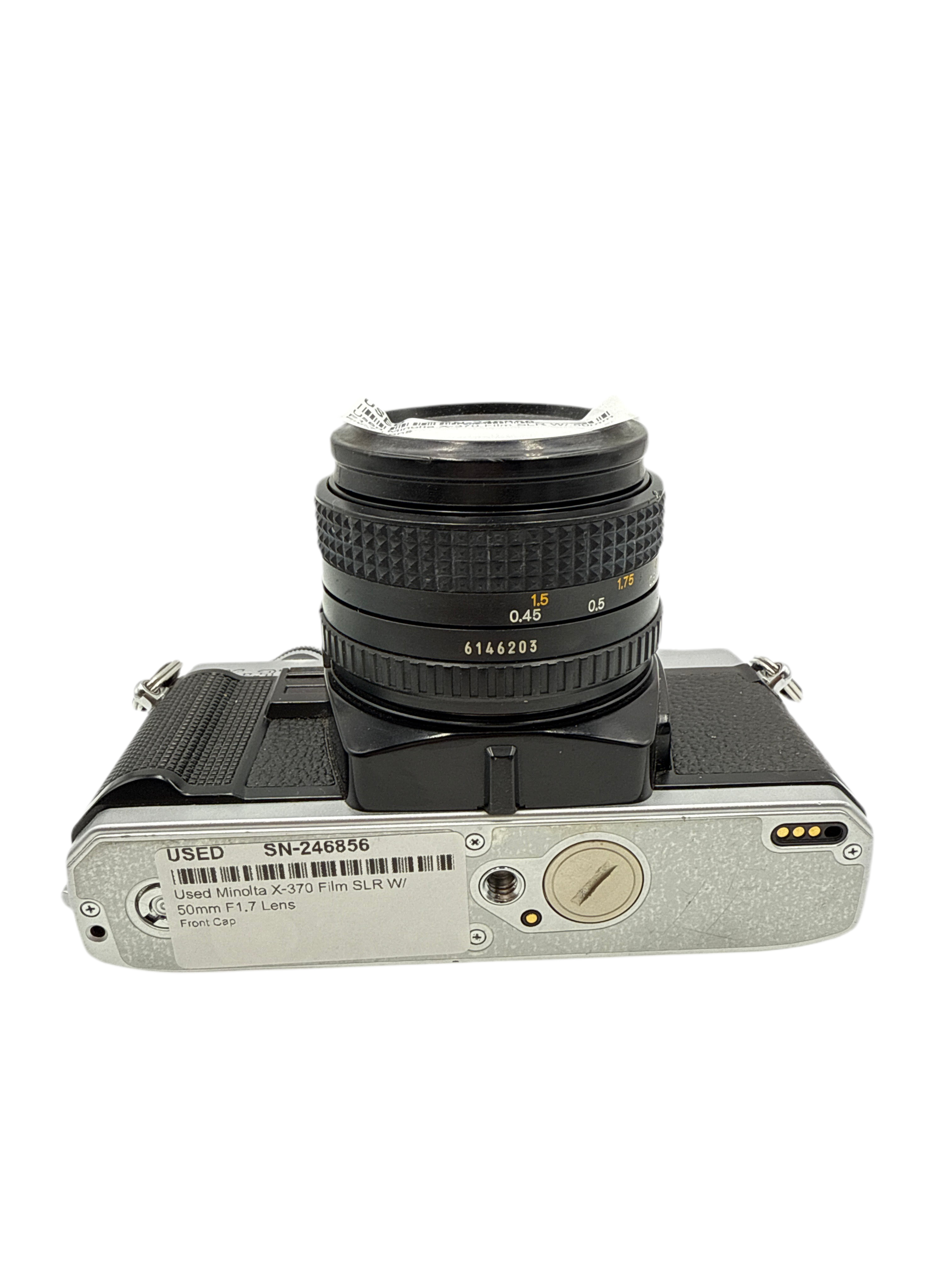 Used Minolta X-370 Film SLR W/ 50mm F1.7 Lens