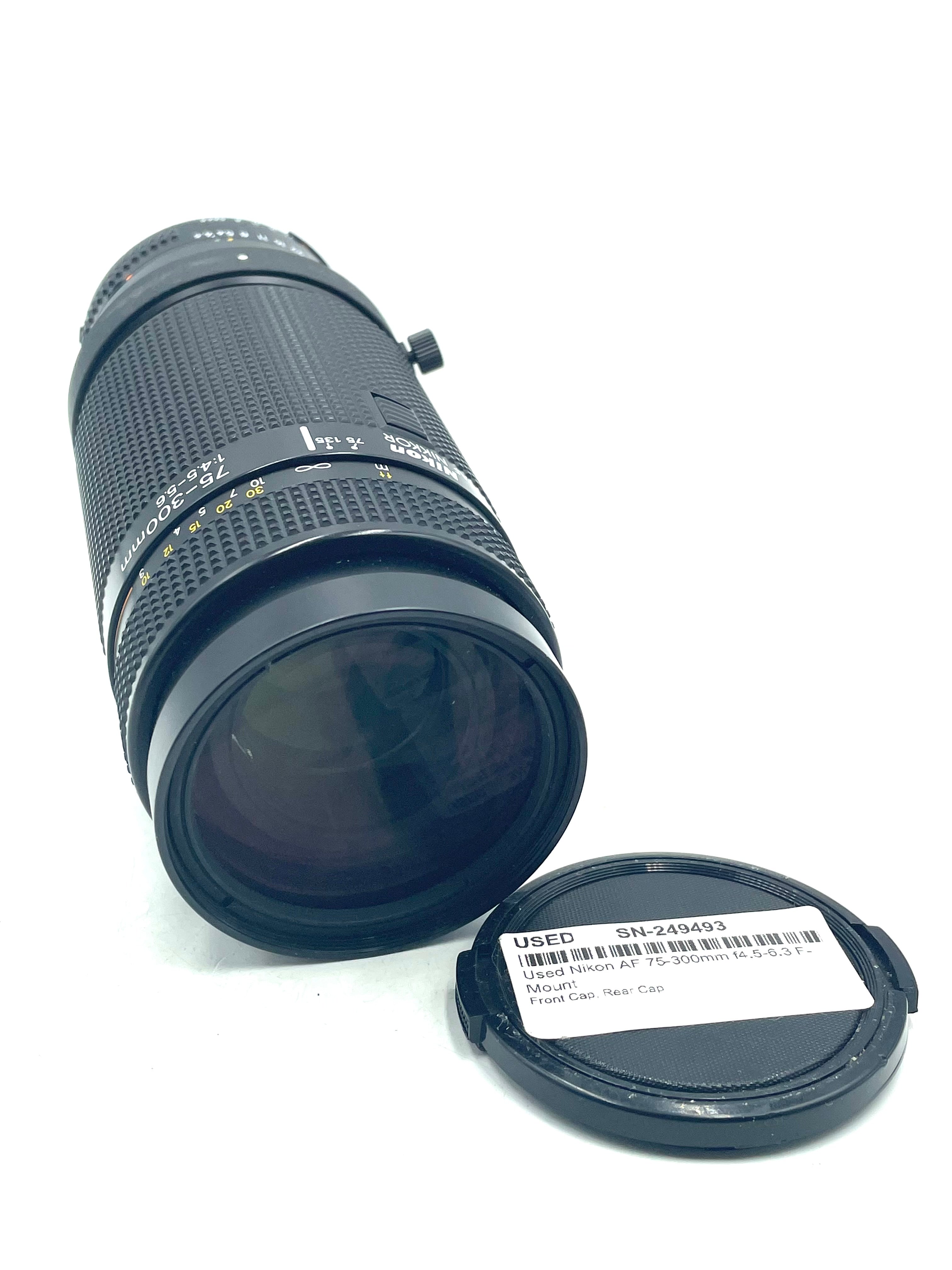 Used Nikon 75-300mm f4.5-6.3 AF (F-Mount)