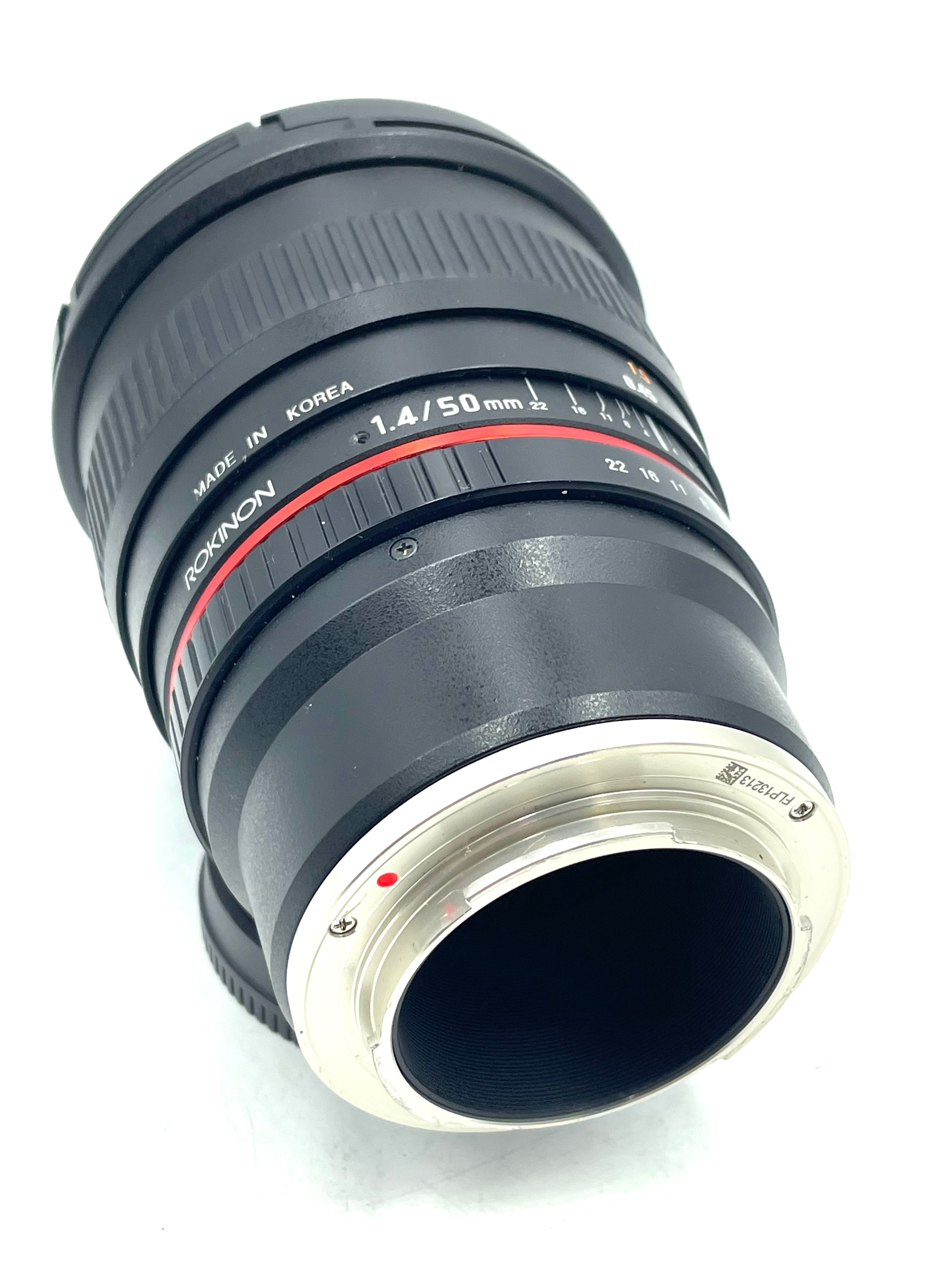 Used Rokinon 50mm f/1.4 AS UMC for Sony (Manual Focus)