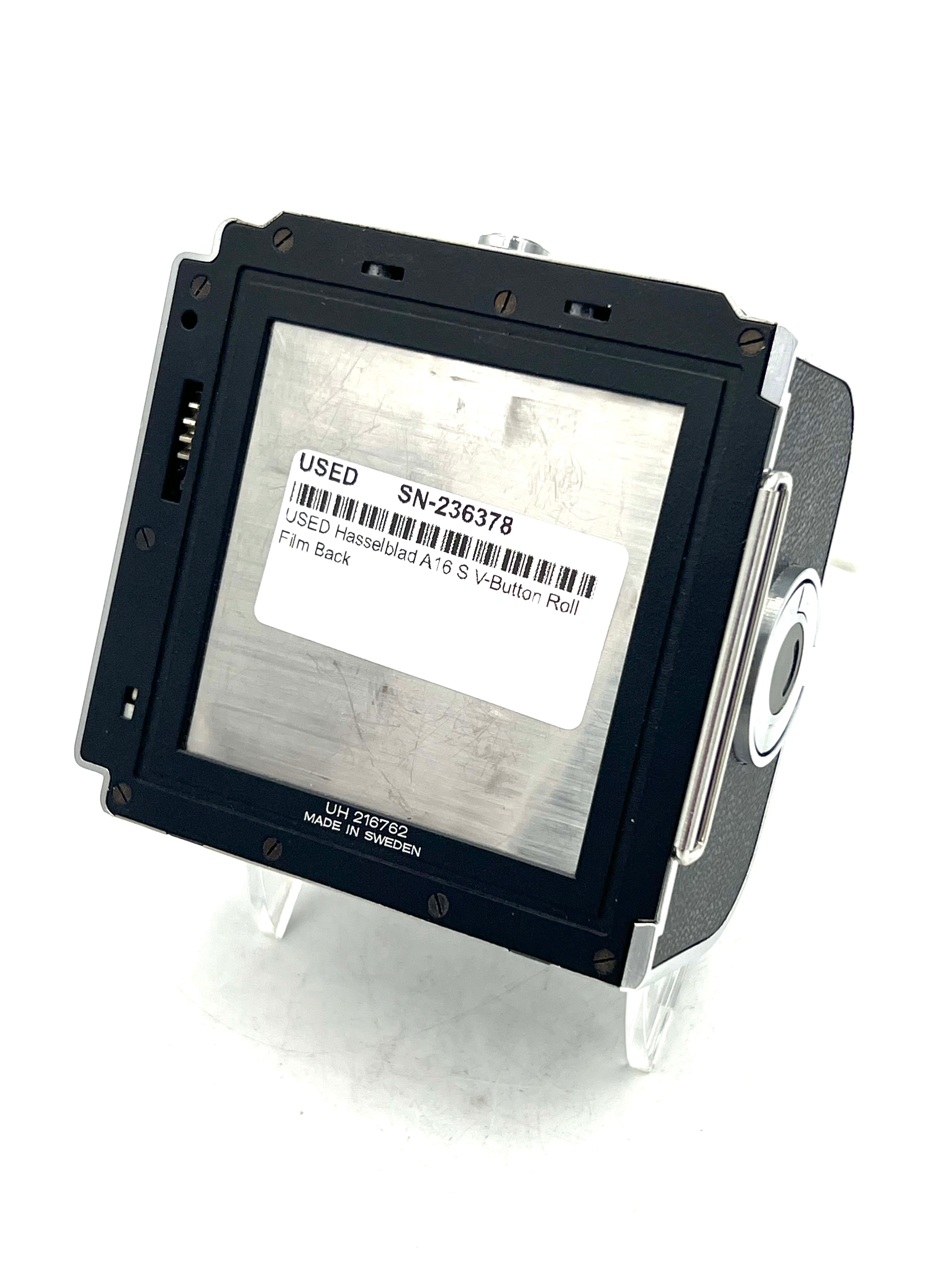 USED Hasselblad A16 S V-Button Roll Film Back