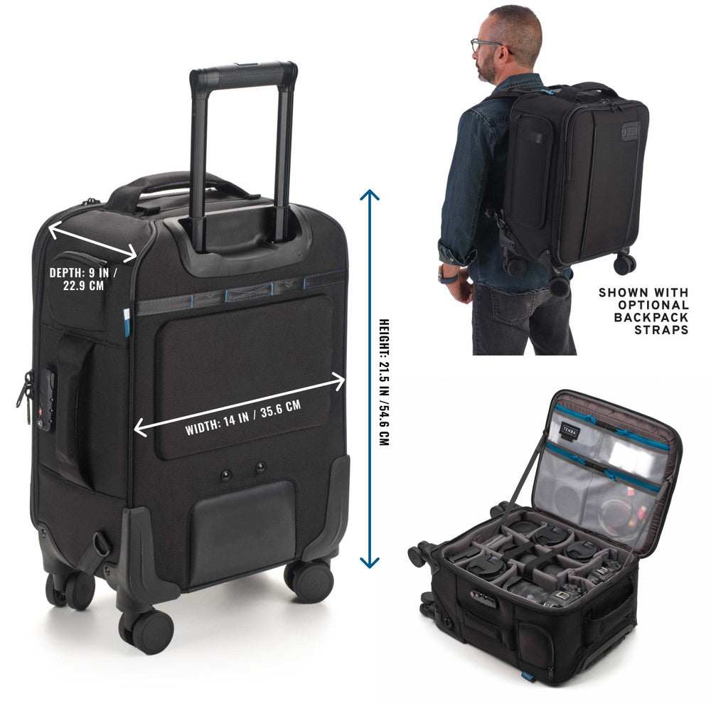 Tenba Roadie Spinner 21 V2 International Rolling Camera Case