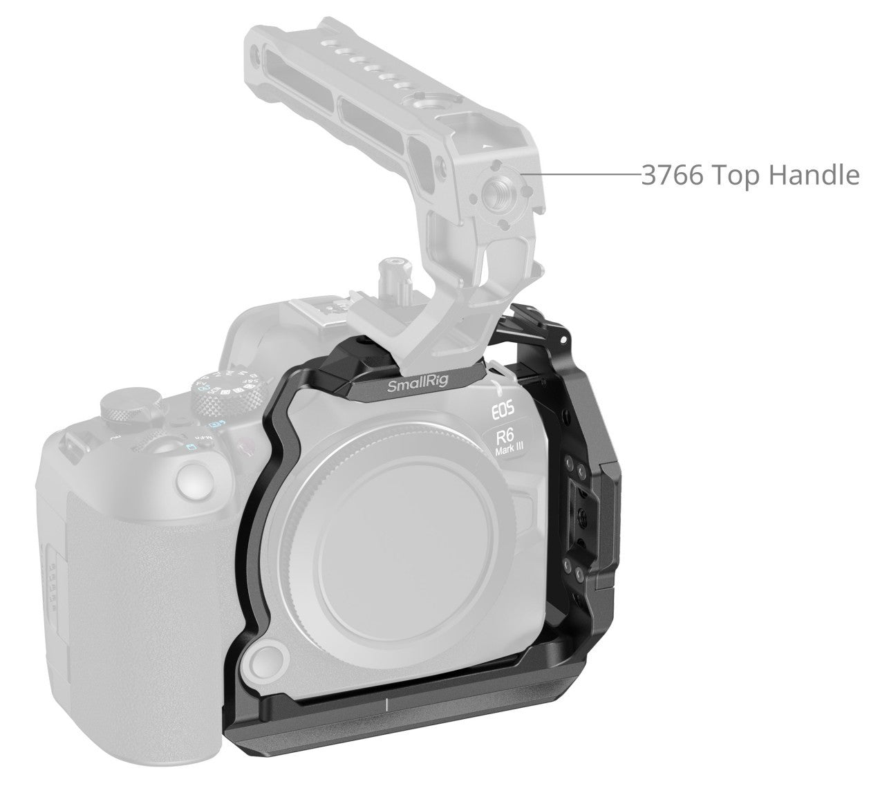 SmallRig Half Cage for Canon EOS R6 Mark III/R6 II/R5 II (Hawklock)