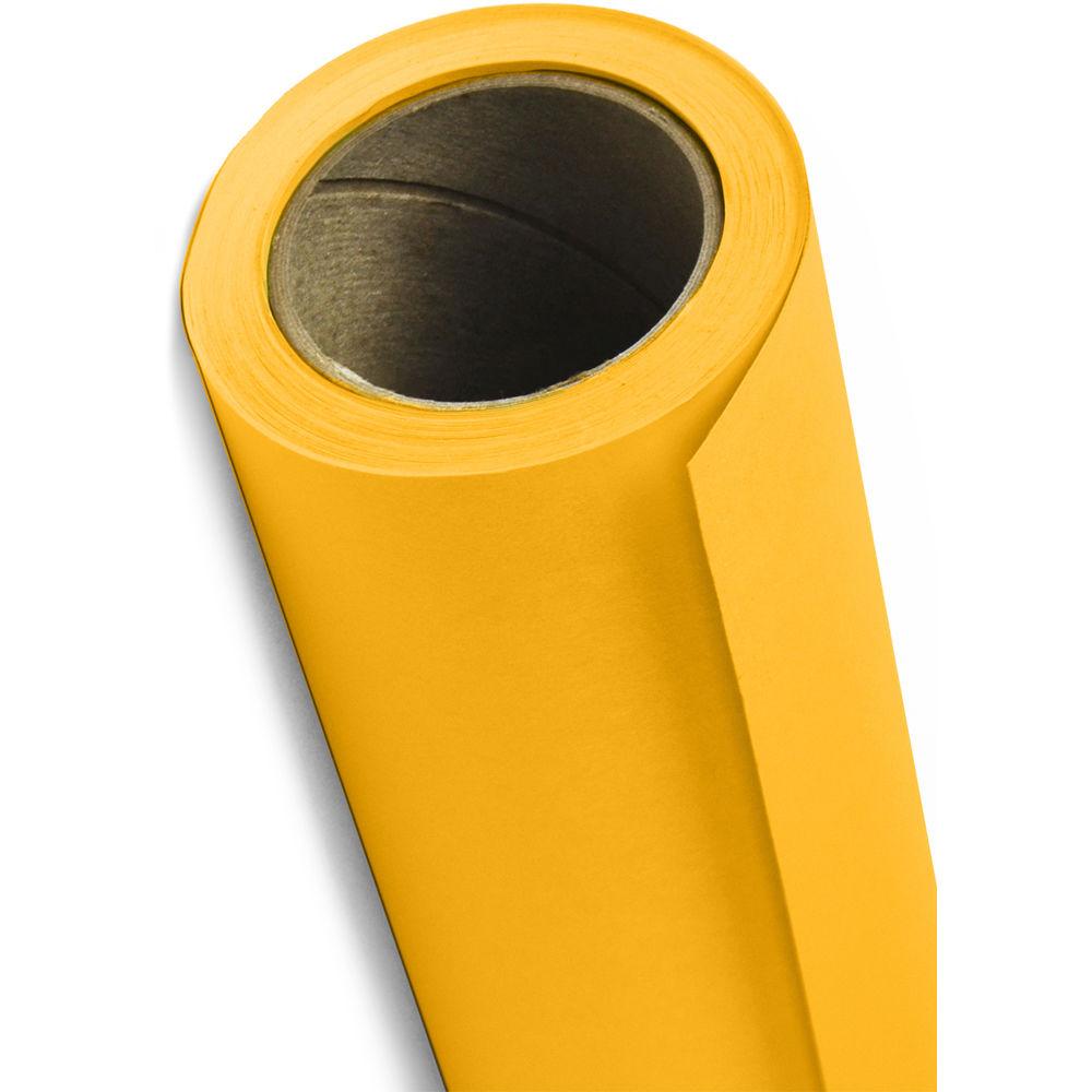 Savage 107" x 36' #71 Deep Yellow Seamless Background Paper