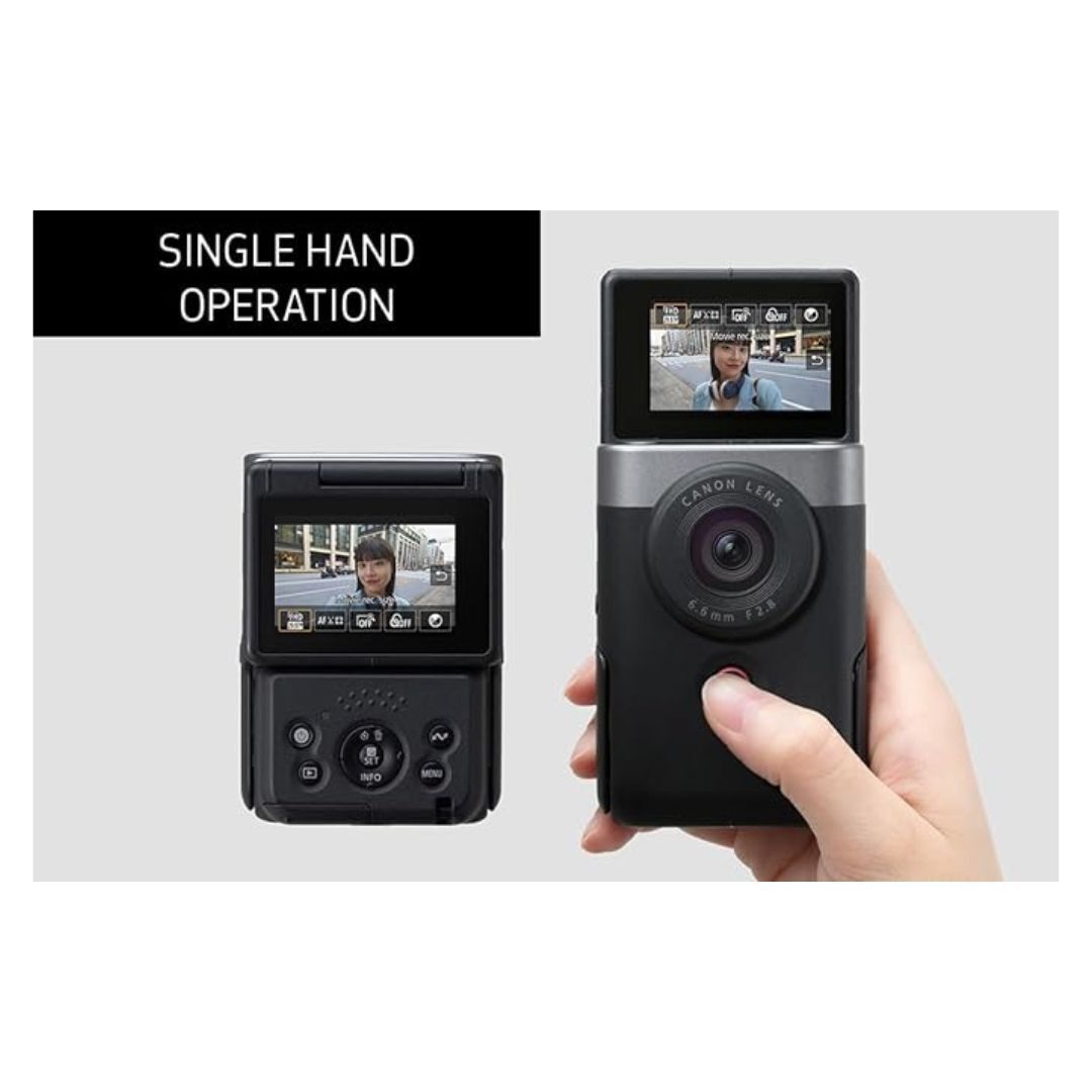 Canon PowerShot V10 Vlog Camera (Black)