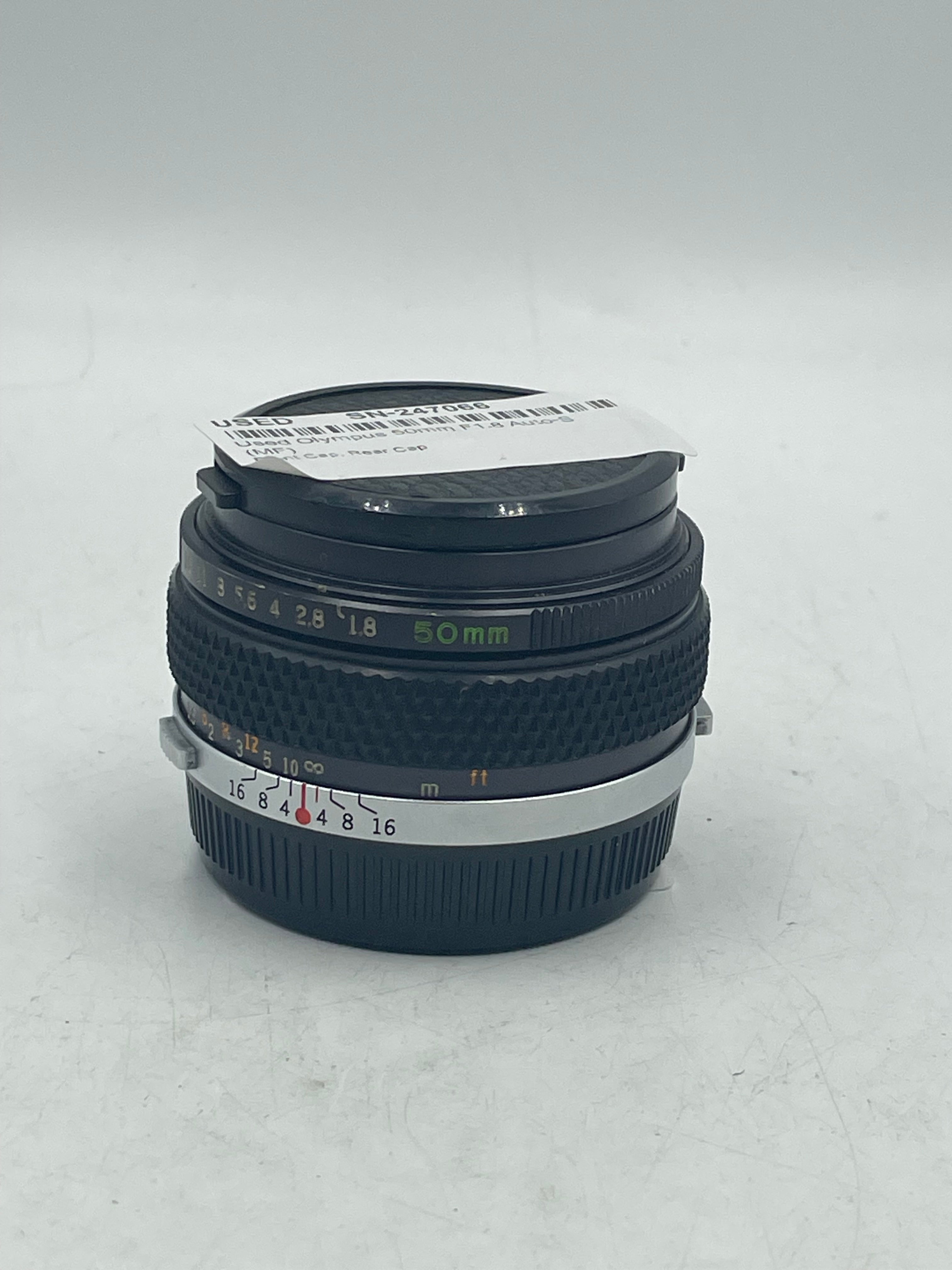 Used Olympus 50mm F1.8 Auto-S (MF)