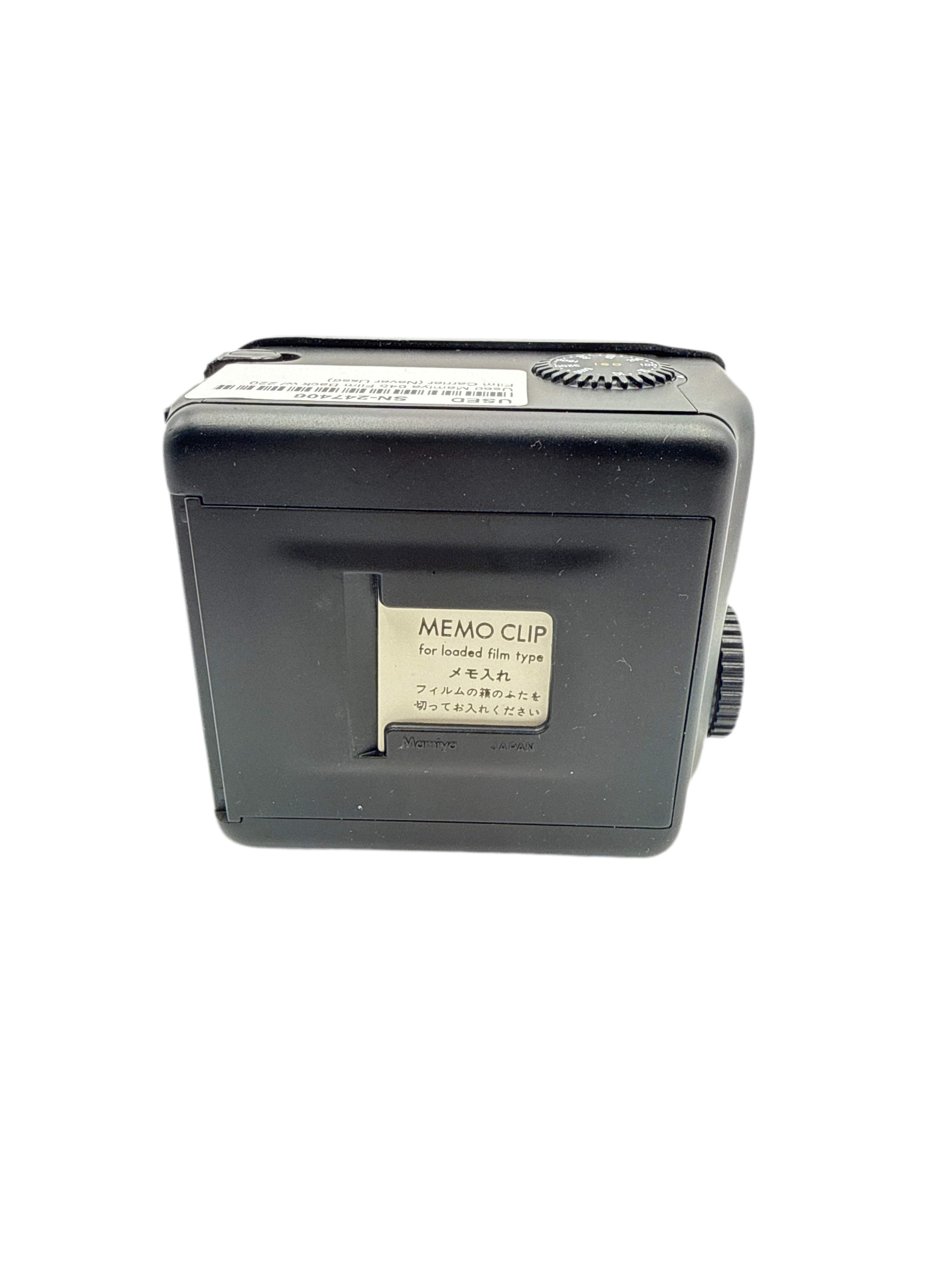 Used Mamiya 645 Film Back w/ 220 Film Carrier (Never Used)