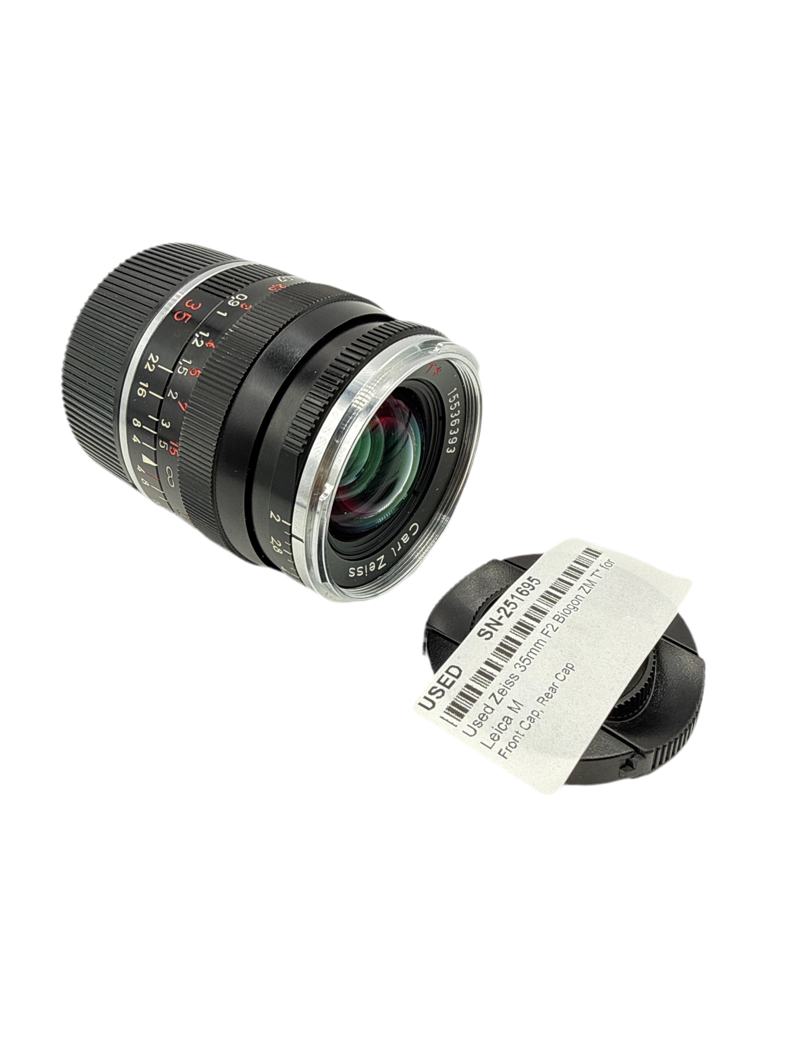 Used Zeiss 35mm F2 Biogon ZM T* for Leica M