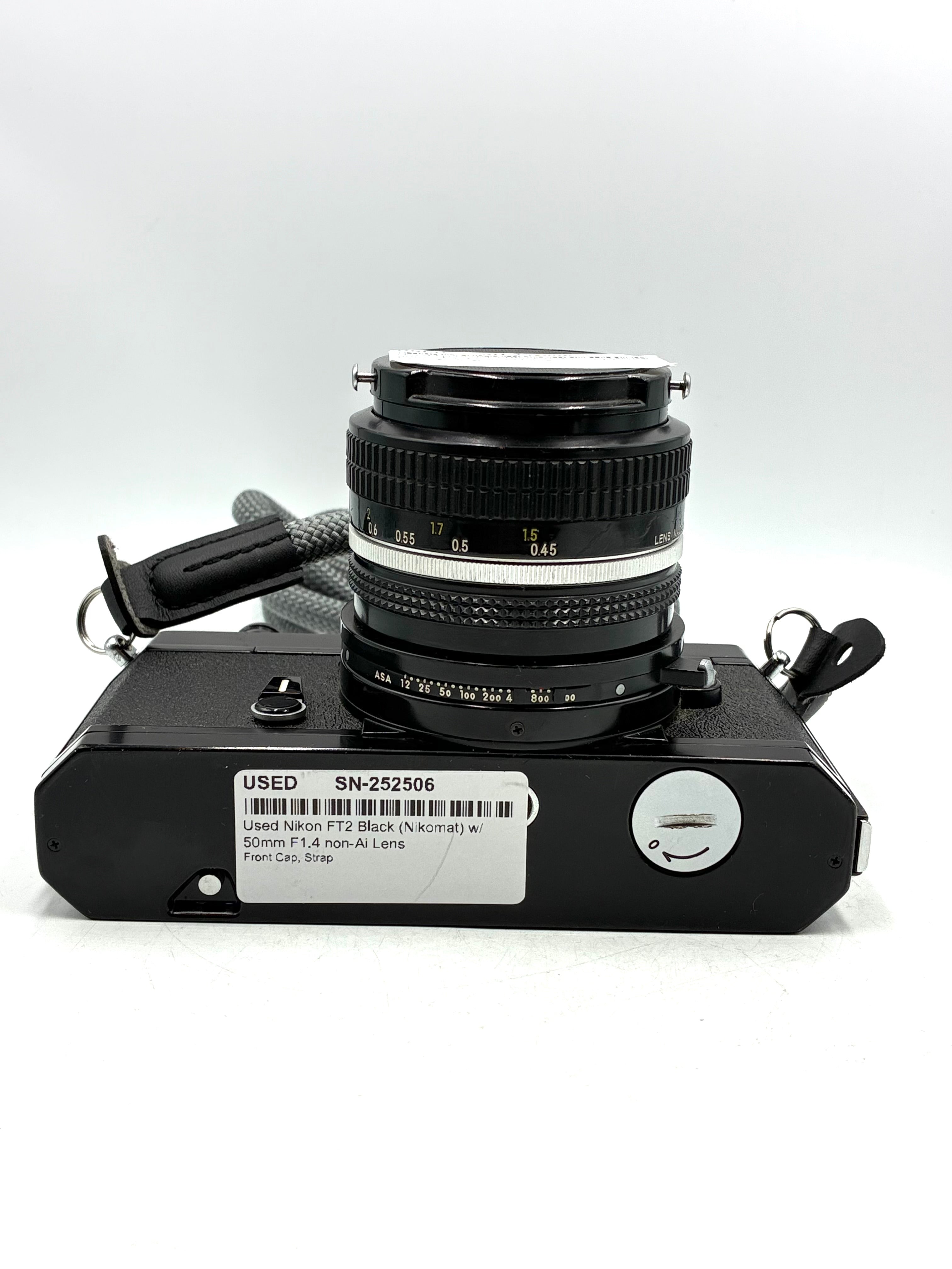 Used Nikon FT2 Black (Nikomat) w/ 50mm F1.4 non-Ai Lens