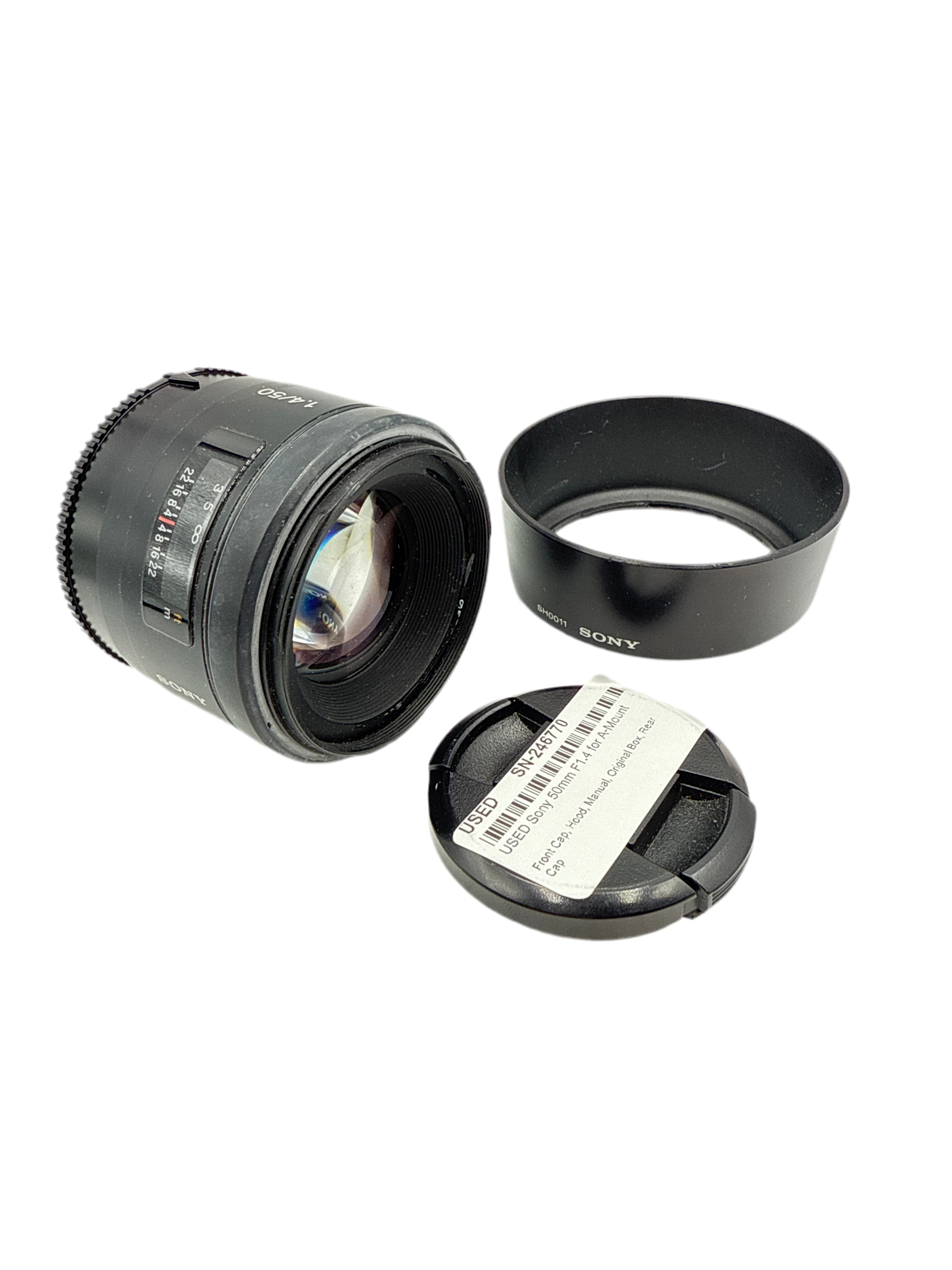 USED Sony 50mm F1.4 for A-Mount