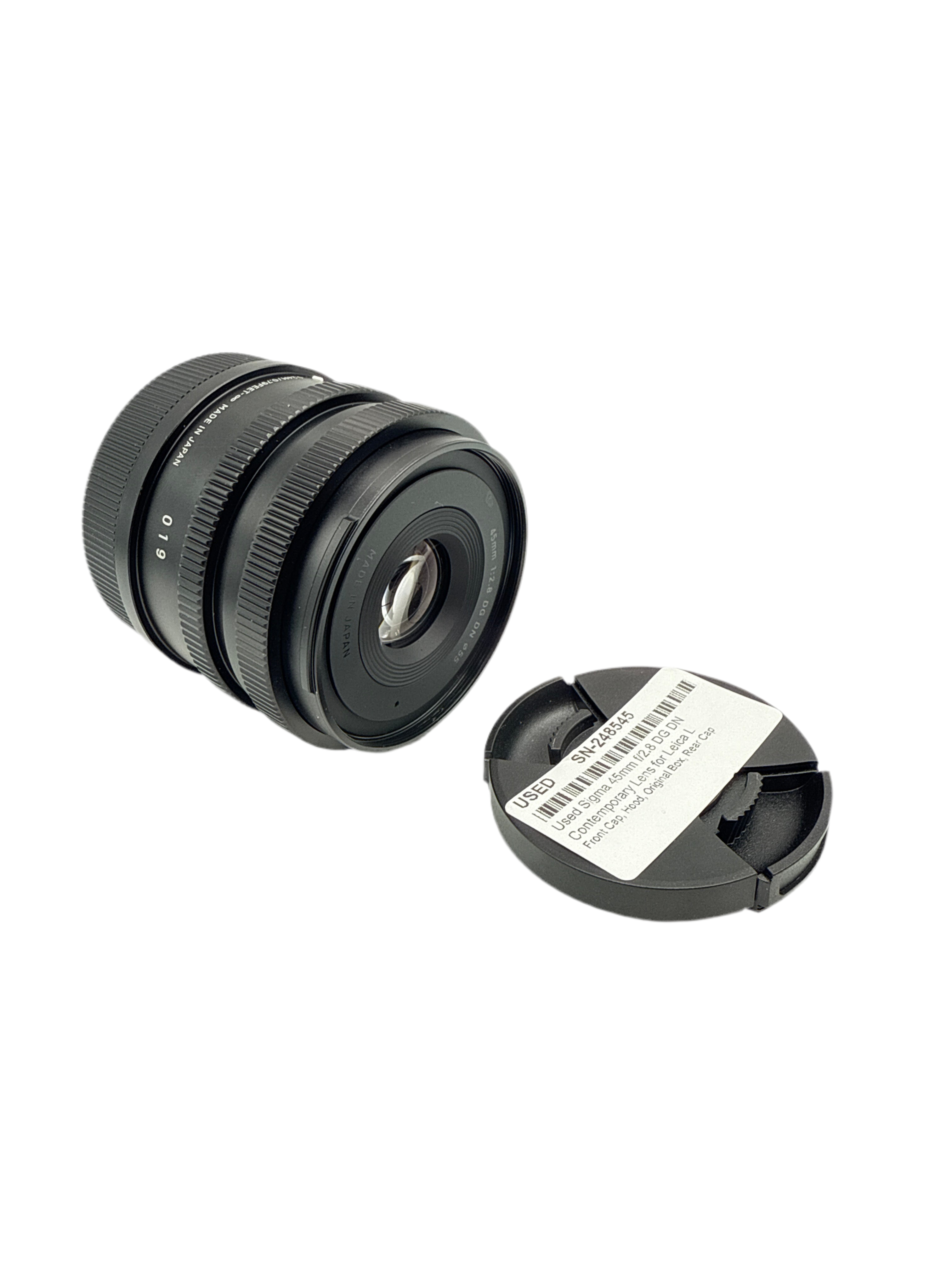 Used Sigma 45mm f/2.8 DG DN Contemporary Lens for Leica L