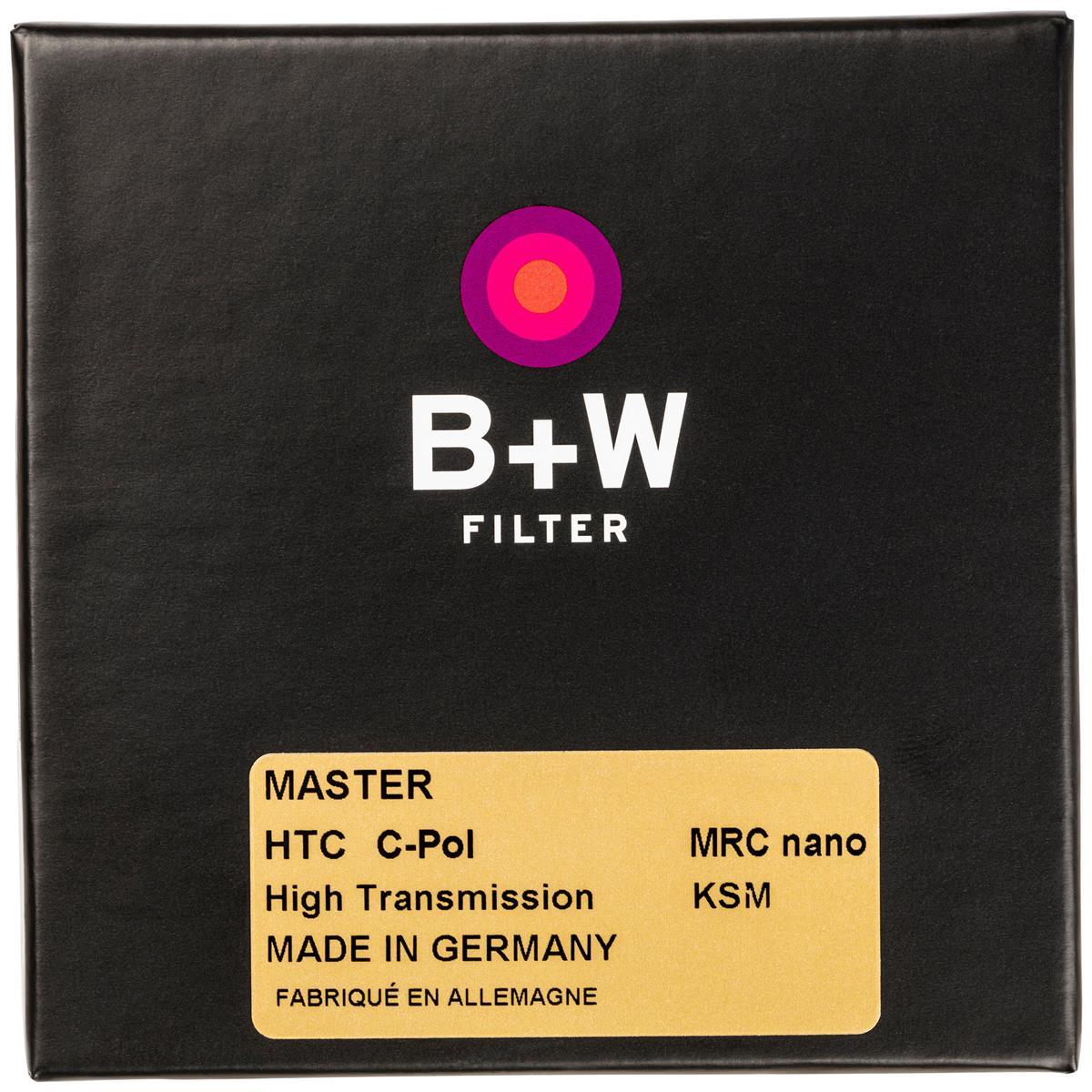 B+W High-Transmission MRC-Nano Master Circular Polarizer Filter (82mm)