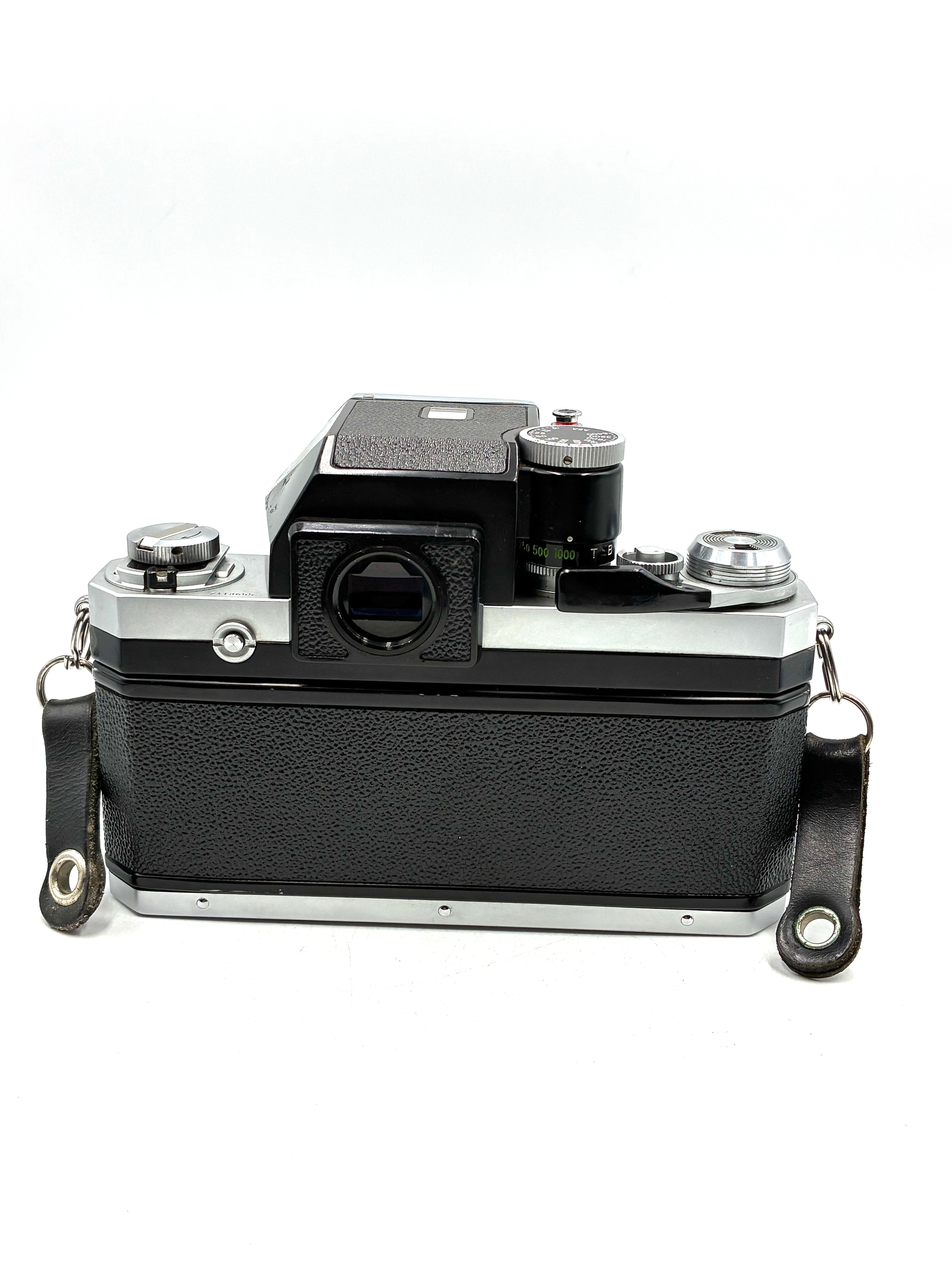 USED Nikon F Film SLR W/ 28mm F3.5 Lens