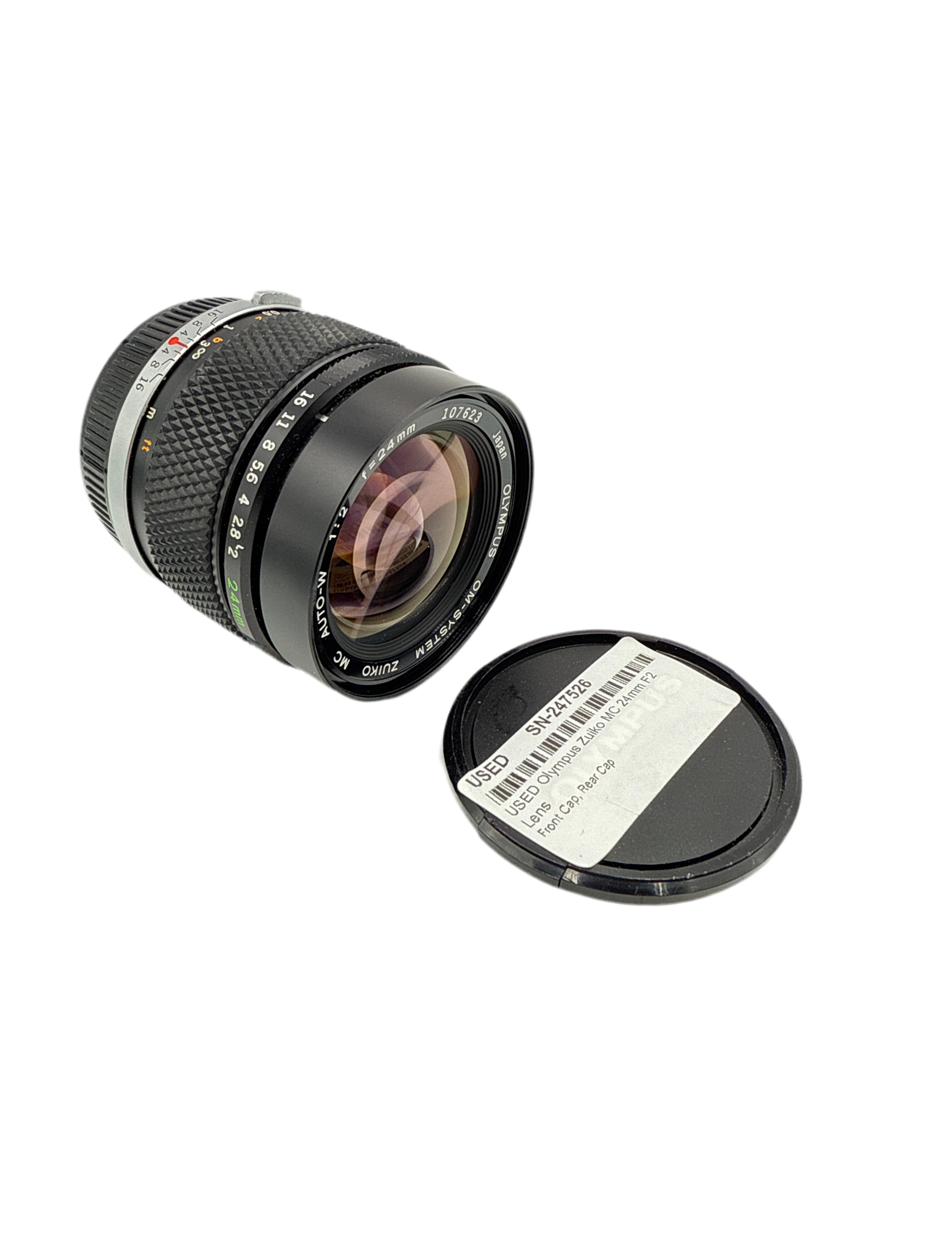 USED Olympus Zuiko MC 24mm F2 Lens