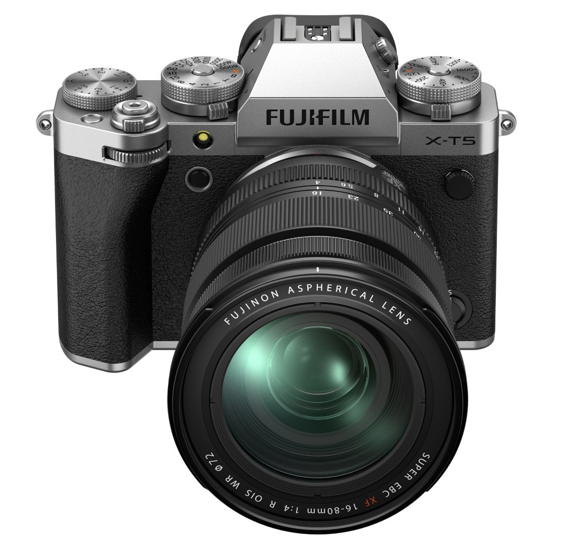 Fujifilm X-T5 Mirrorless Camera (Silver) with XF 16-80mm F4 Lens