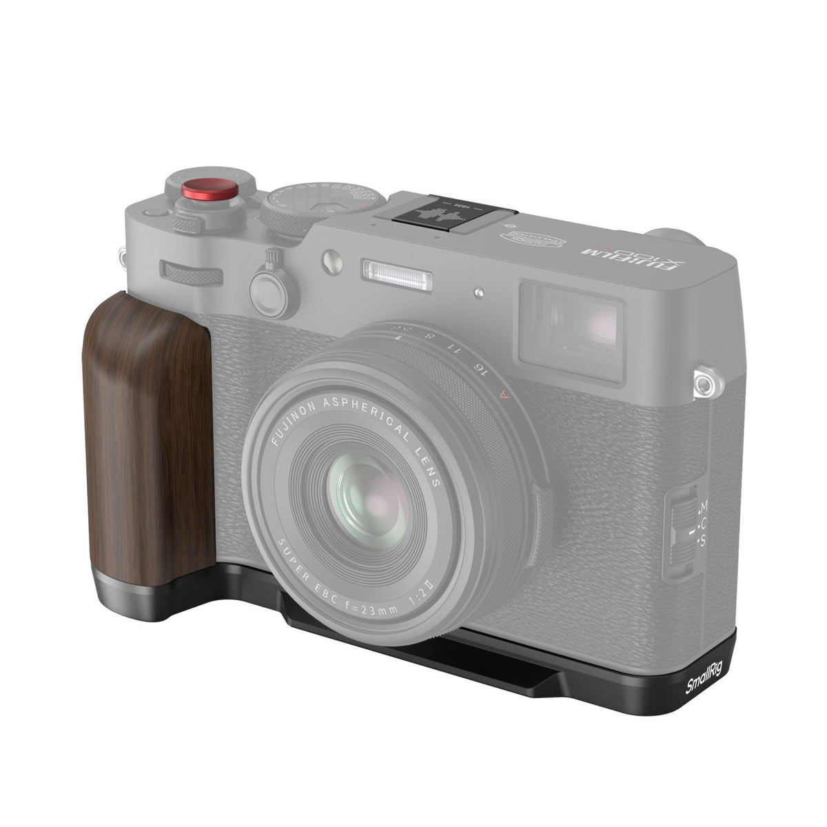 SmallRig Wooden L-Shaped Grip for FUJIFILM X100VI / X100V (Black)