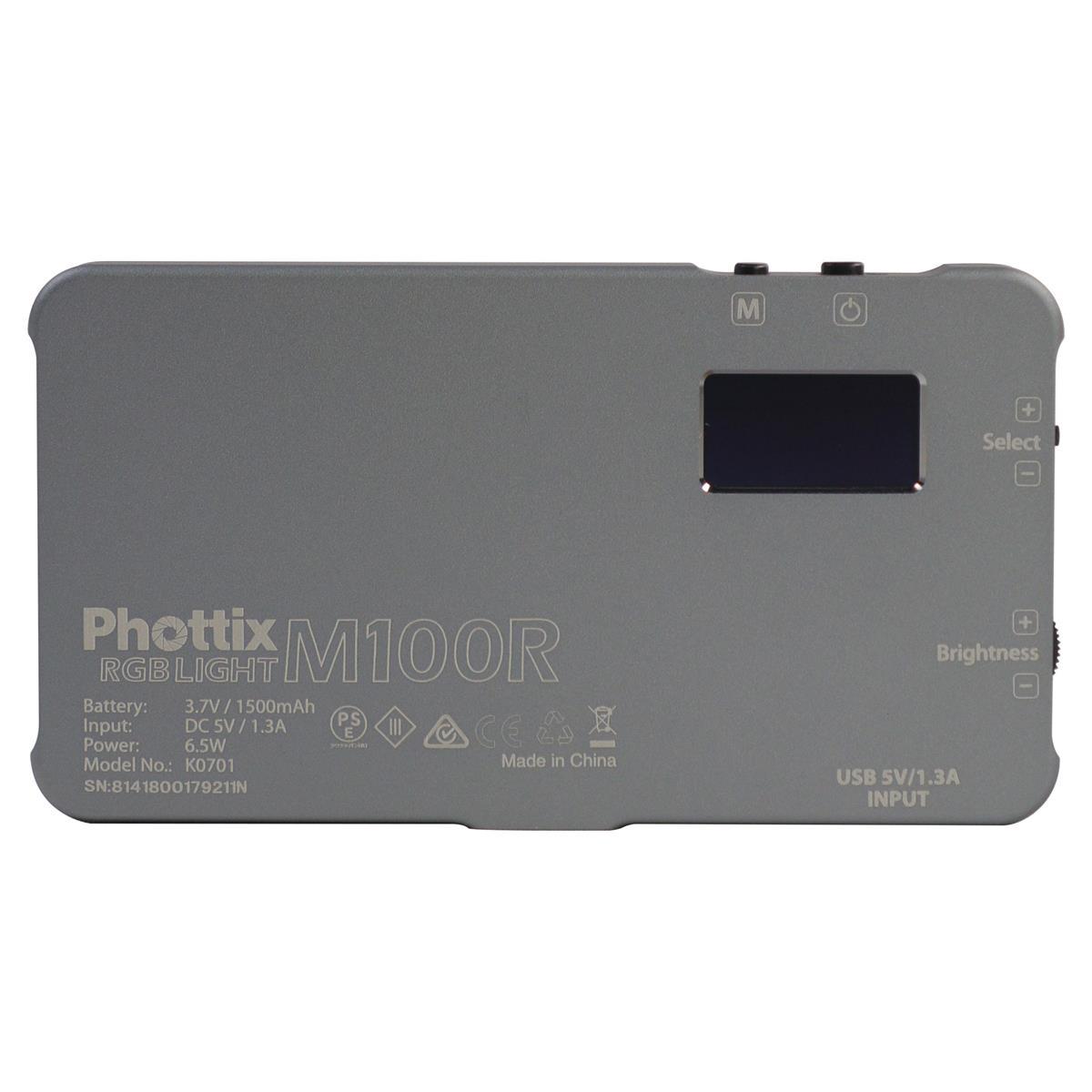 Phottix M100R RGB LED On-Camera Light Panel