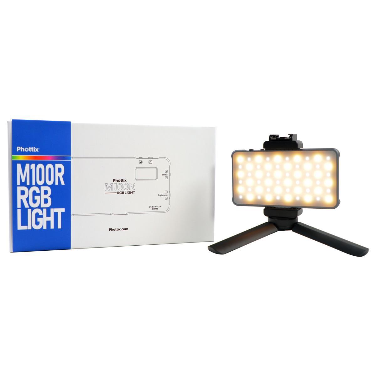 Phottix M100R RGB LED On-Camera Light Panel