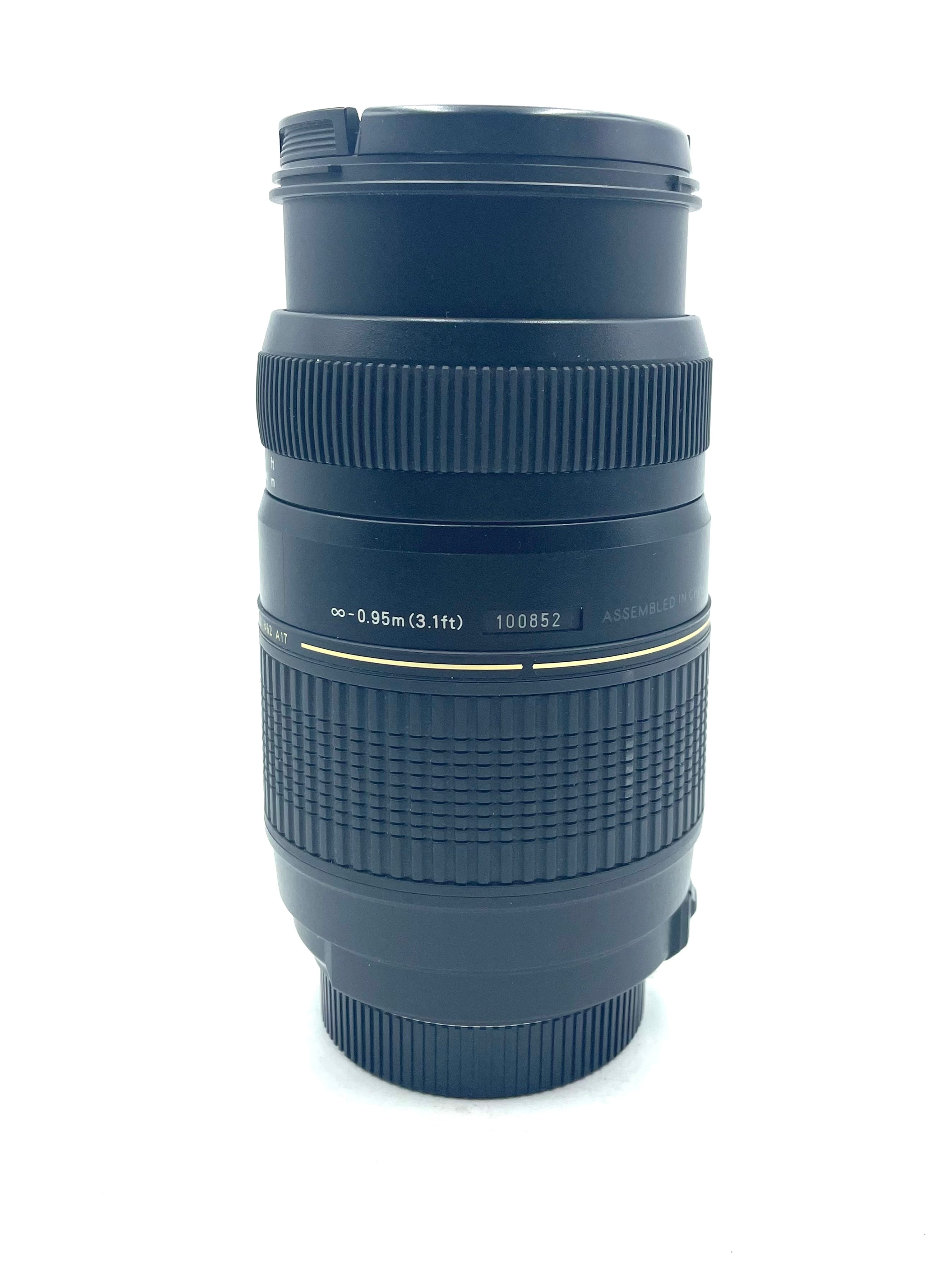 Used Tamron 70-300 F4-5.6 Non VC W/ Lens hood (Nikon Mount)