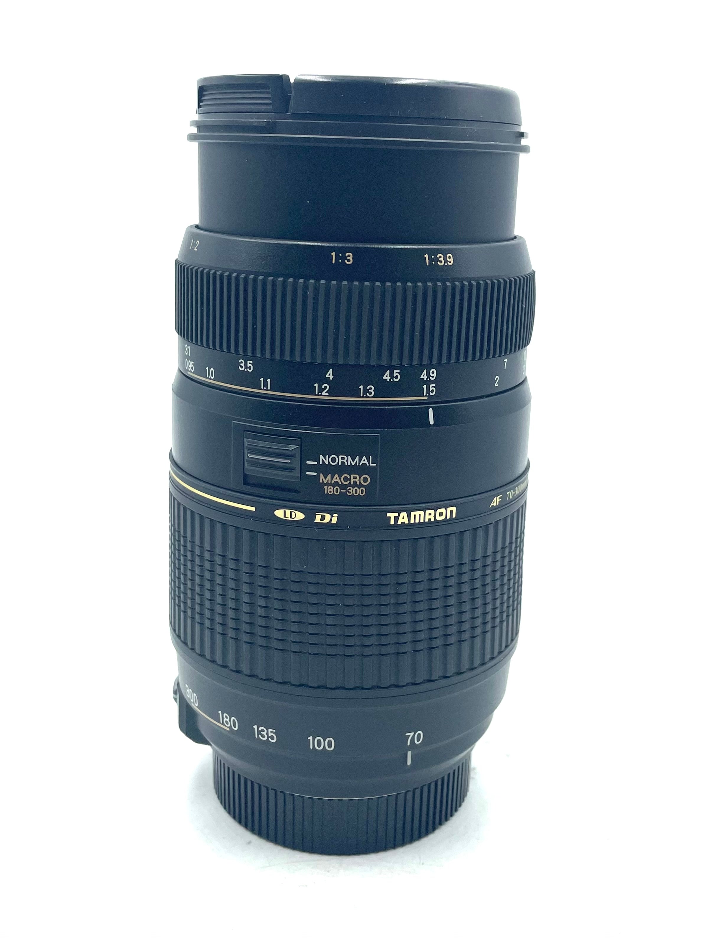 Used Tamron 70-300 F4-5.6 Non VC W/ Lens hood (Nikon Mount)