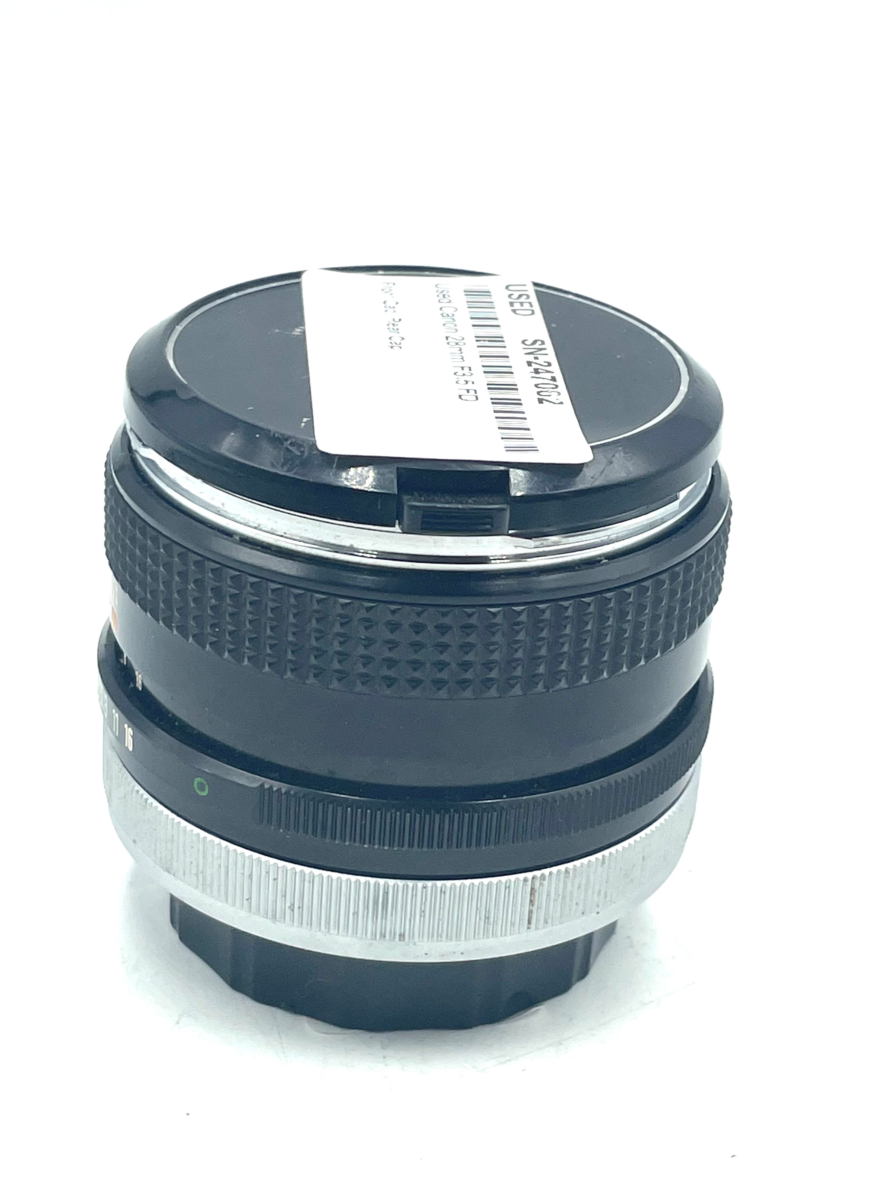 Used Canon 28mm F3.5 FD