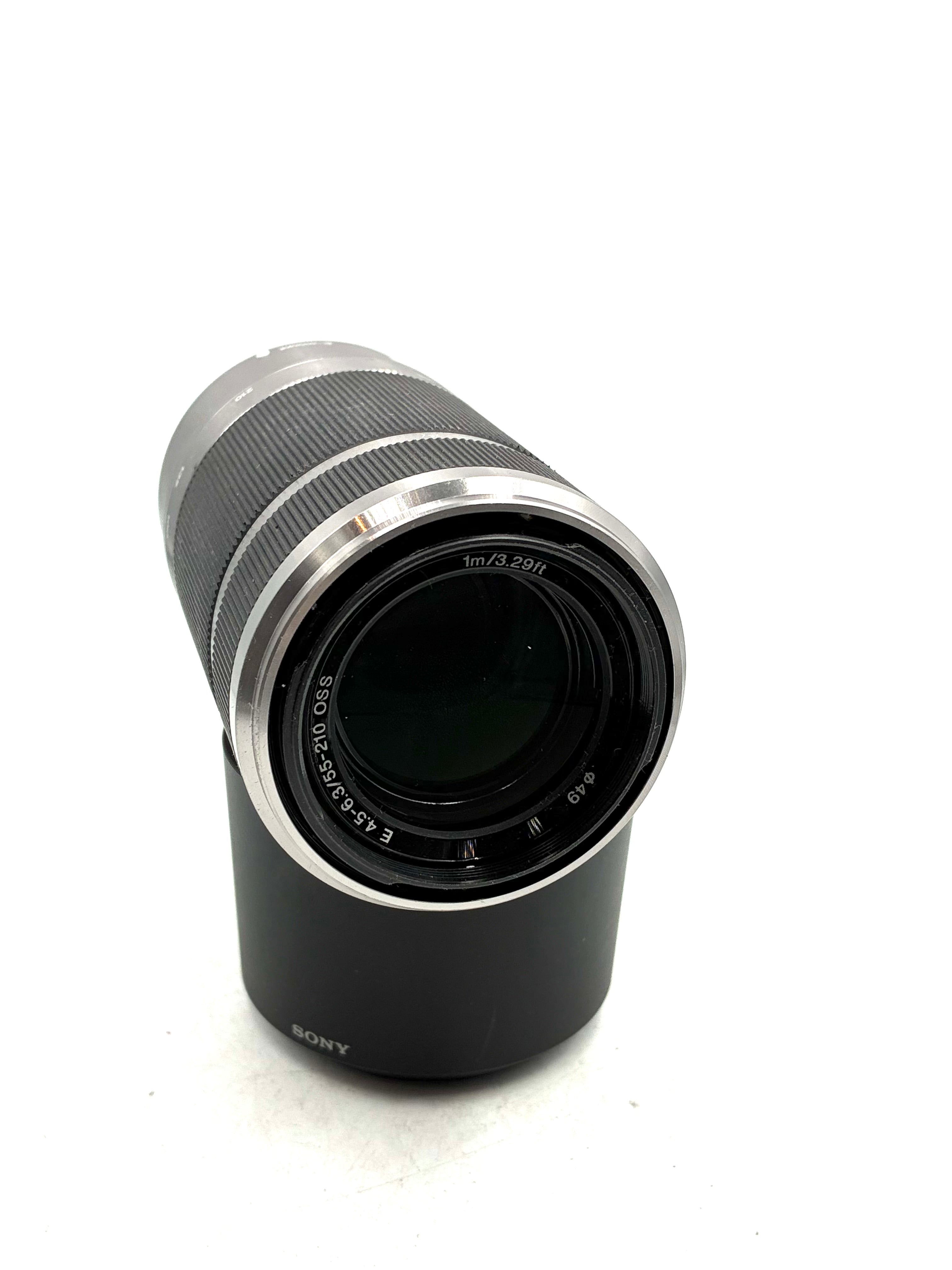 Sony E 55-210mm f/4.5-6.3 OSS (Silver) Lens - AS-IS (READ) (0078)