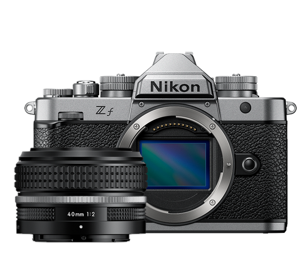 Nikon Zf Mirrorless Camera (Silver) with Z 40mm F2 SE Lens