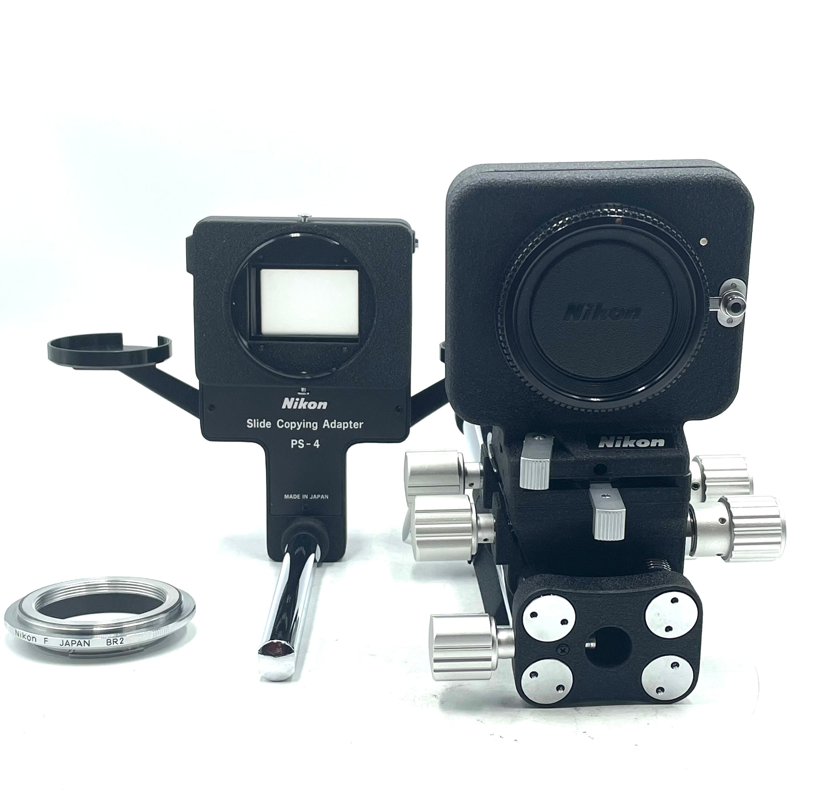 Nikon Slide Copying Adapter PS-4 & Nikon Bellows Focusing Attachment PB-4 *MINT* (0049)