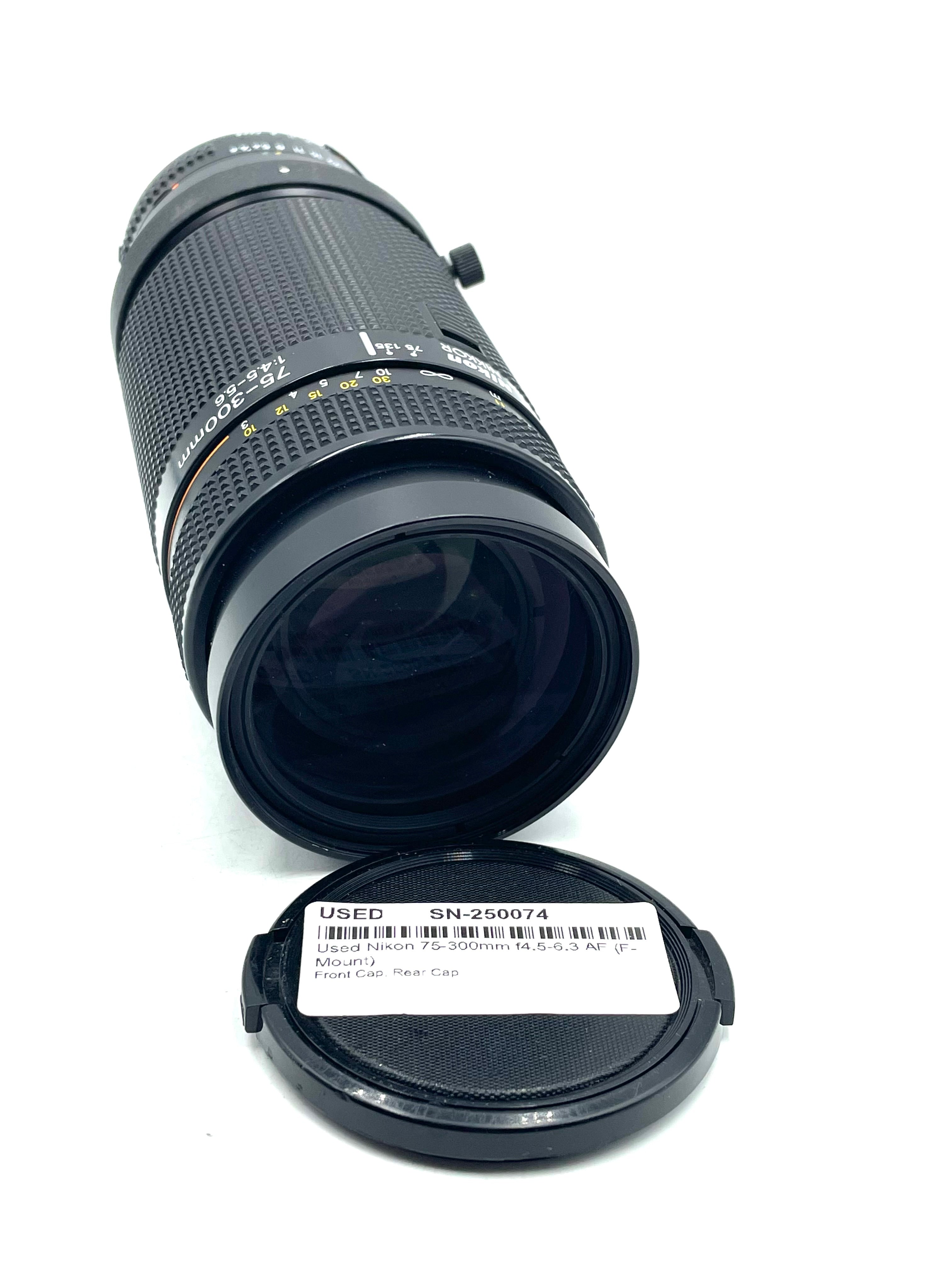 Used Nikon 75-300mm f4.5-6.3 AF (F-Mount)