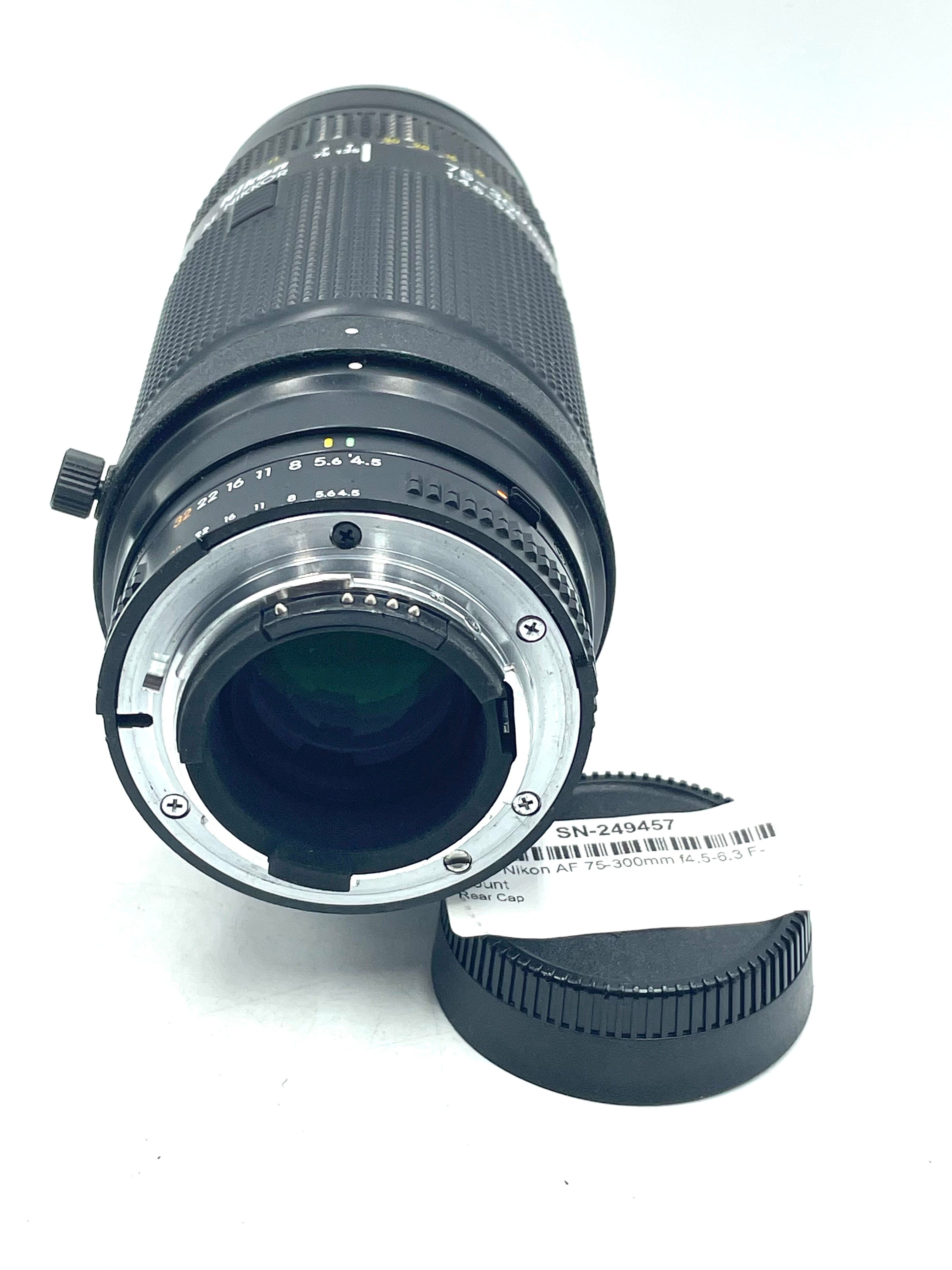 Used Nikon 75-300mm f4.5-6.3 AF (F-Mount)