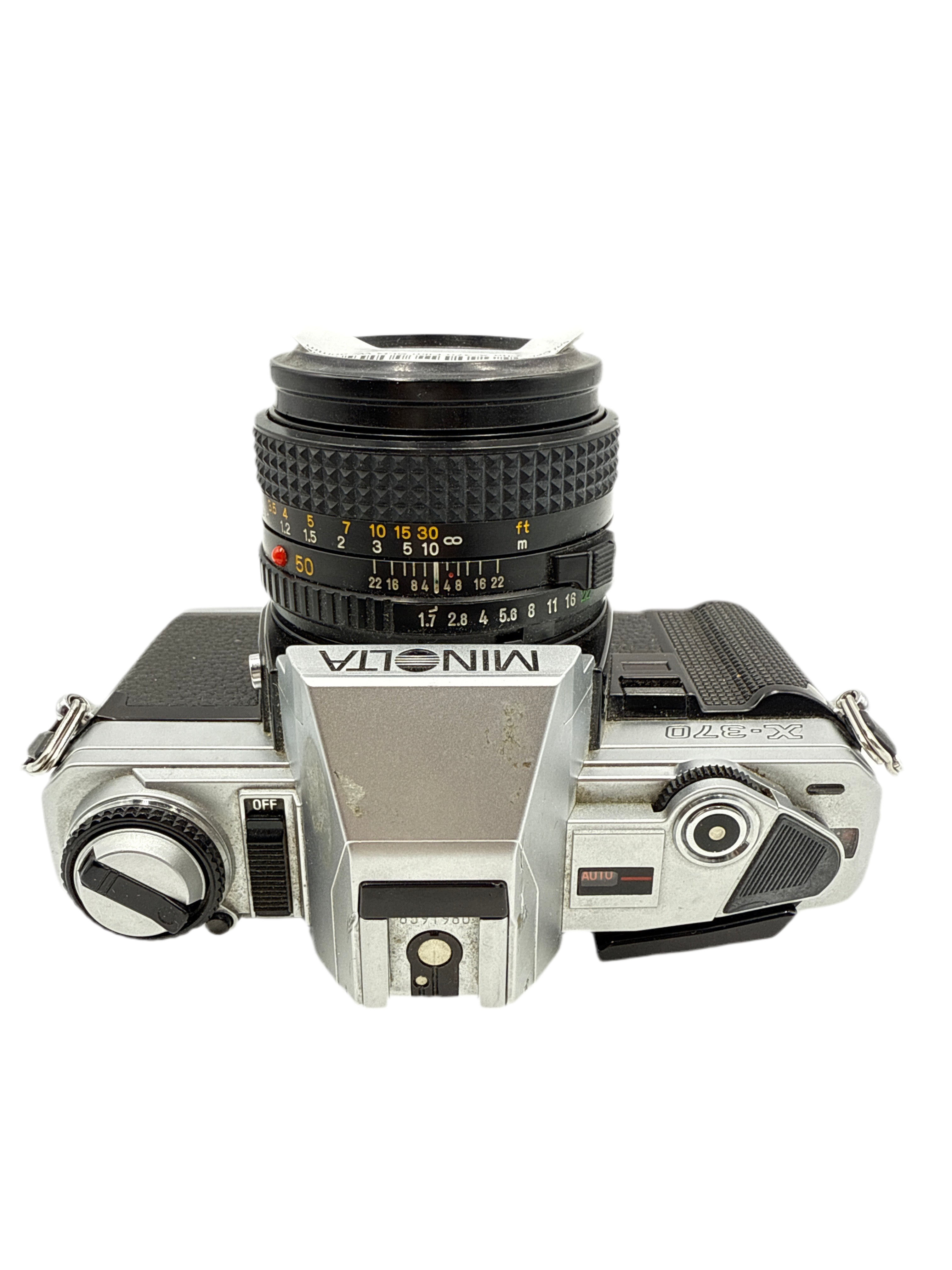 Used Minolta X-370 Film SLR W/ 50mm F1.7 Lens