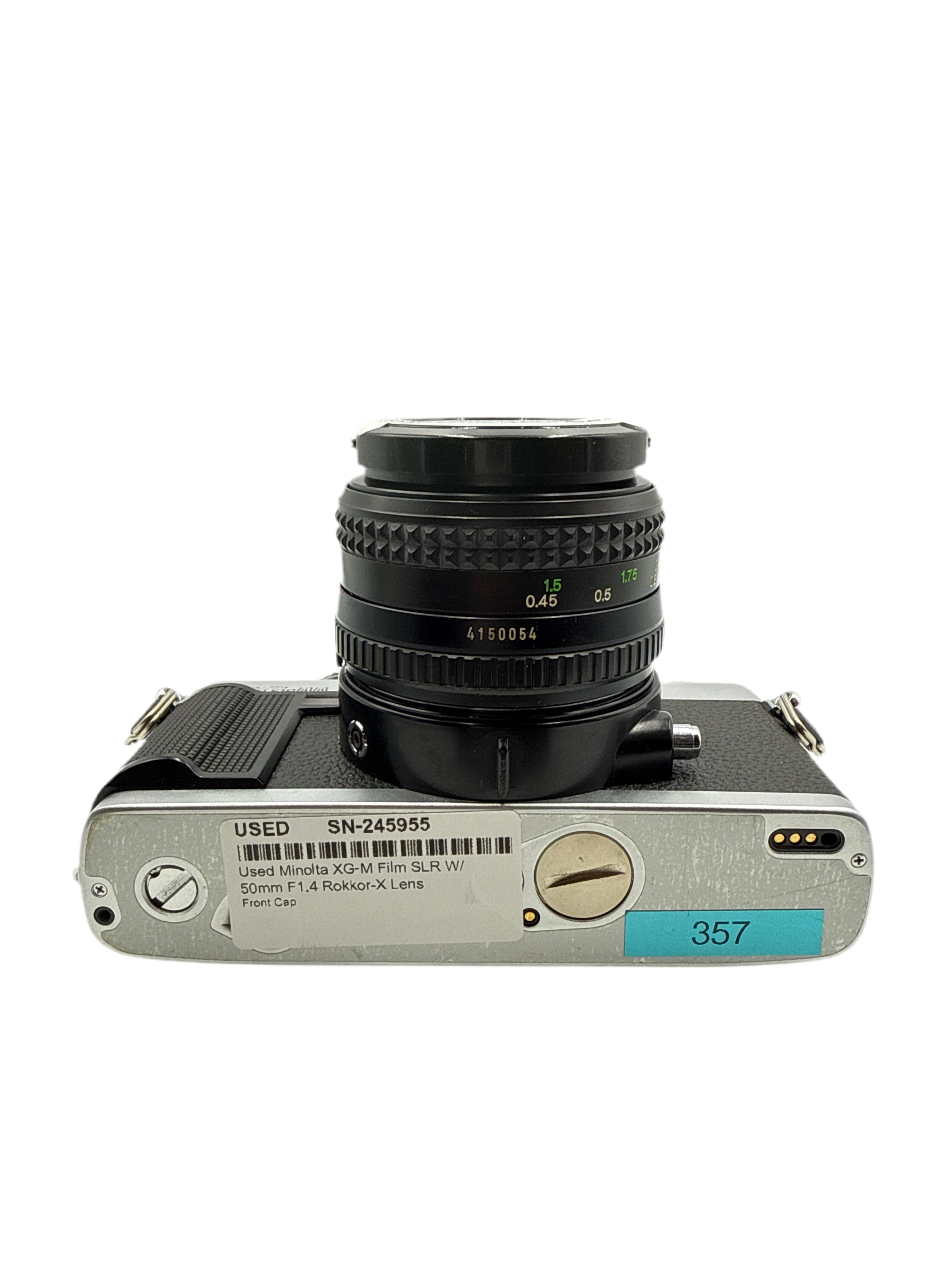 Used Minolta XG-M Film SLR W/ 50mm F1.4 Rokkor-X Lens