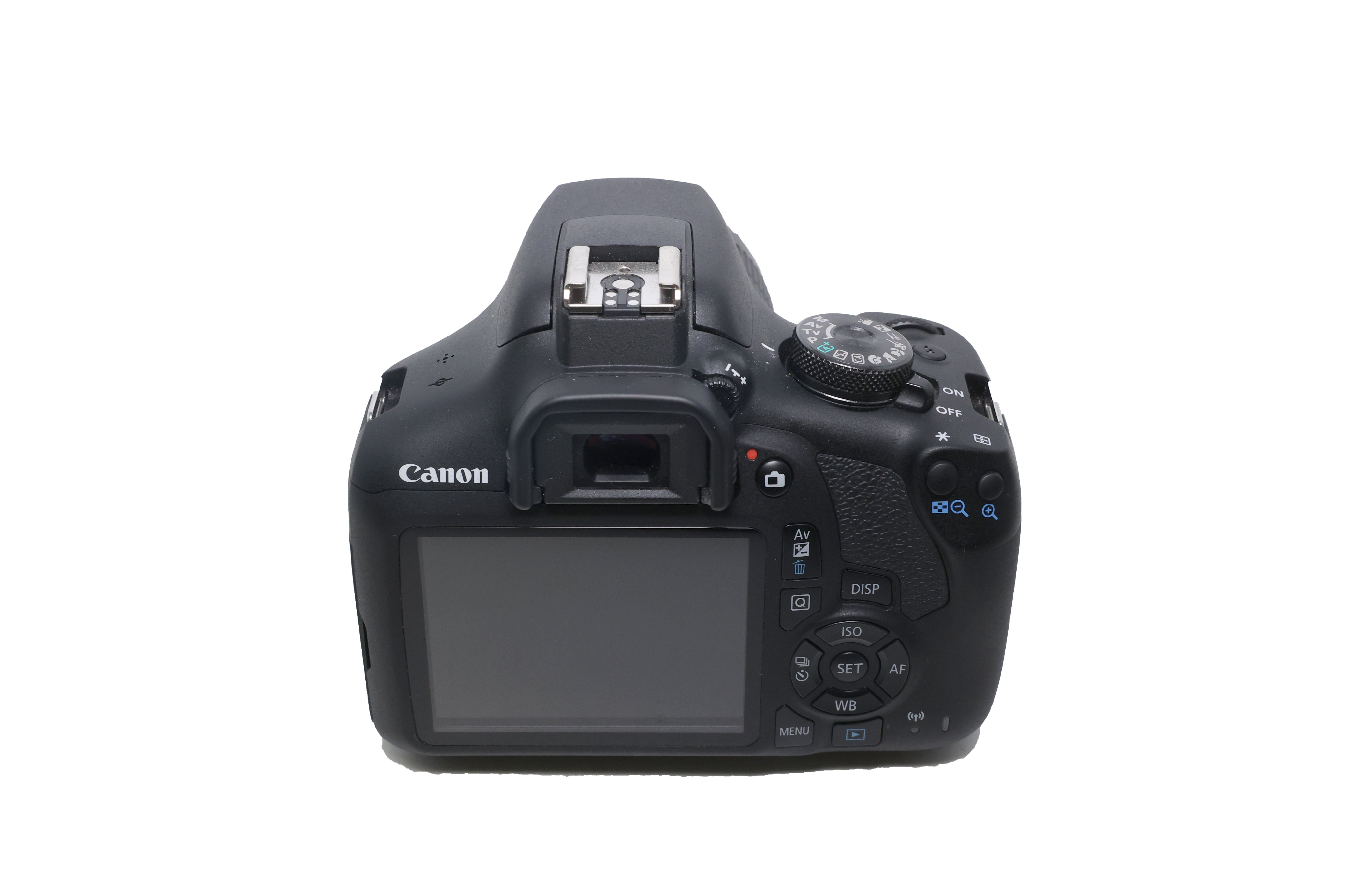 Used Canon EOS Rebel T7 DSLR Camera with 18-55mm Lens with silicone cover