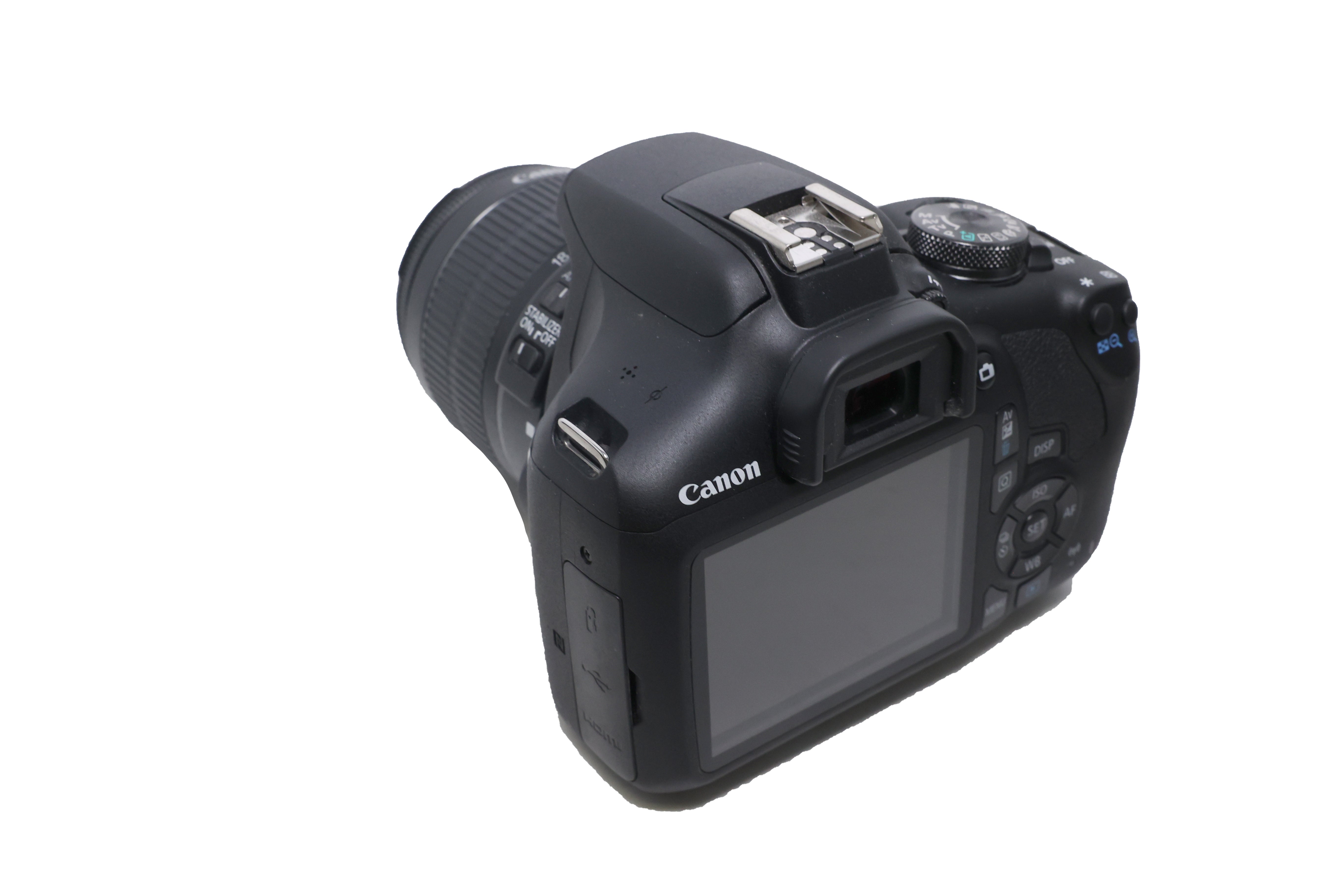 Used Canon EOS Rebel T7 DSLR Camera with 18-55mm Lens with silicone cover