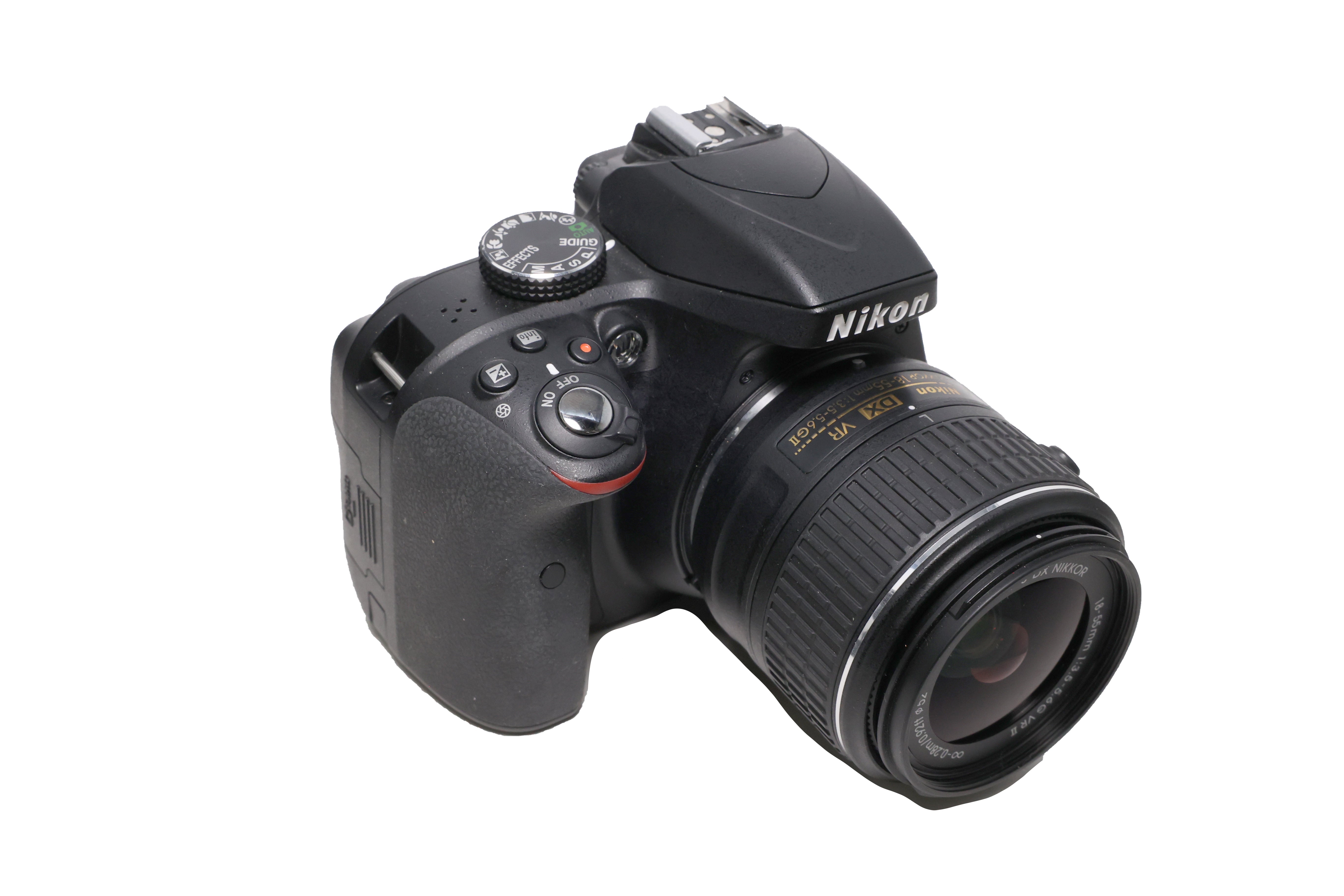 Used Nikon D3300 DLSR Camera w/ 18-55mm VR II  Lens Kit (Black)