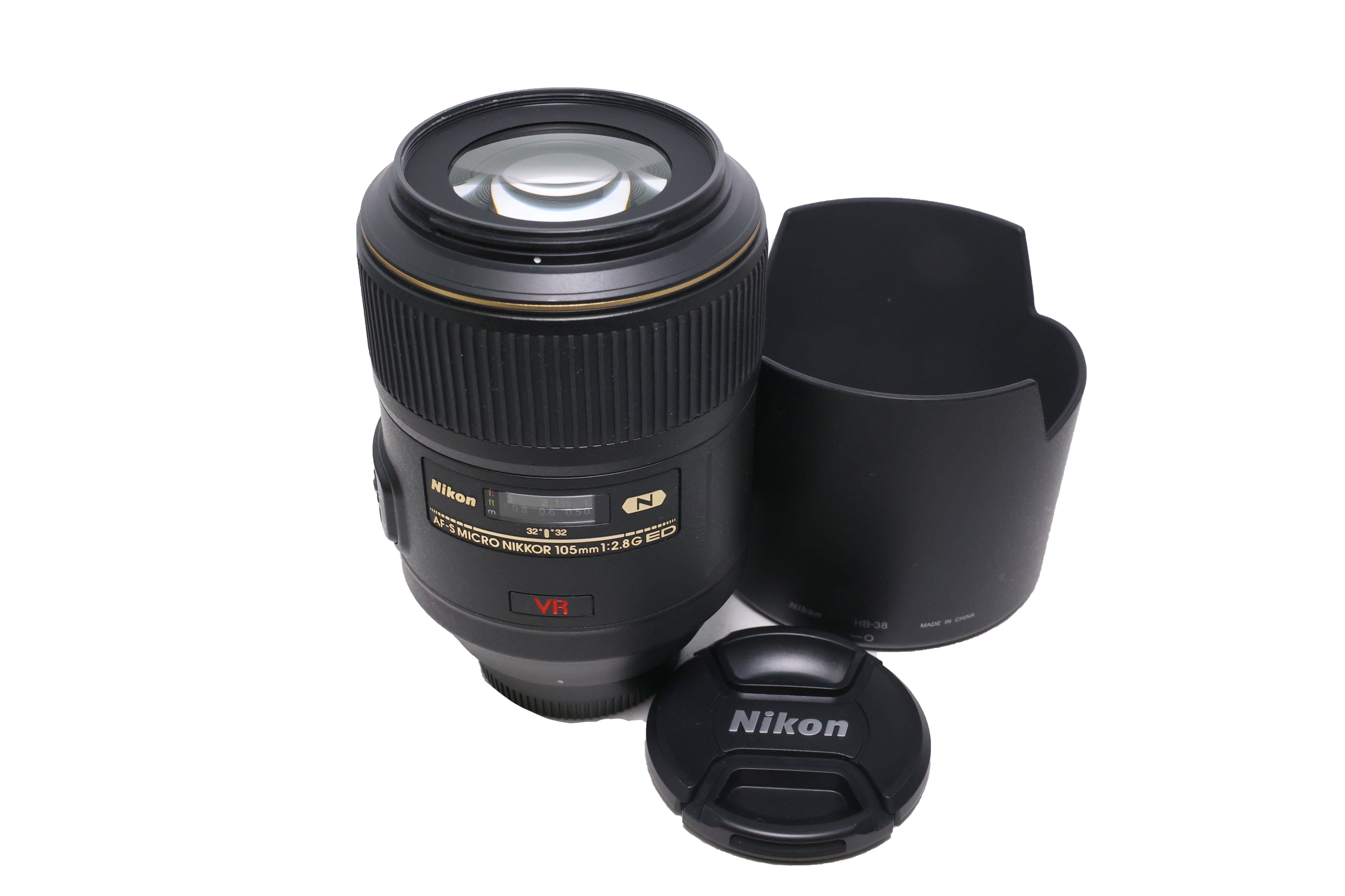 USED Nikon 105mm f2.8 G ED AF-S VR Micro Lens