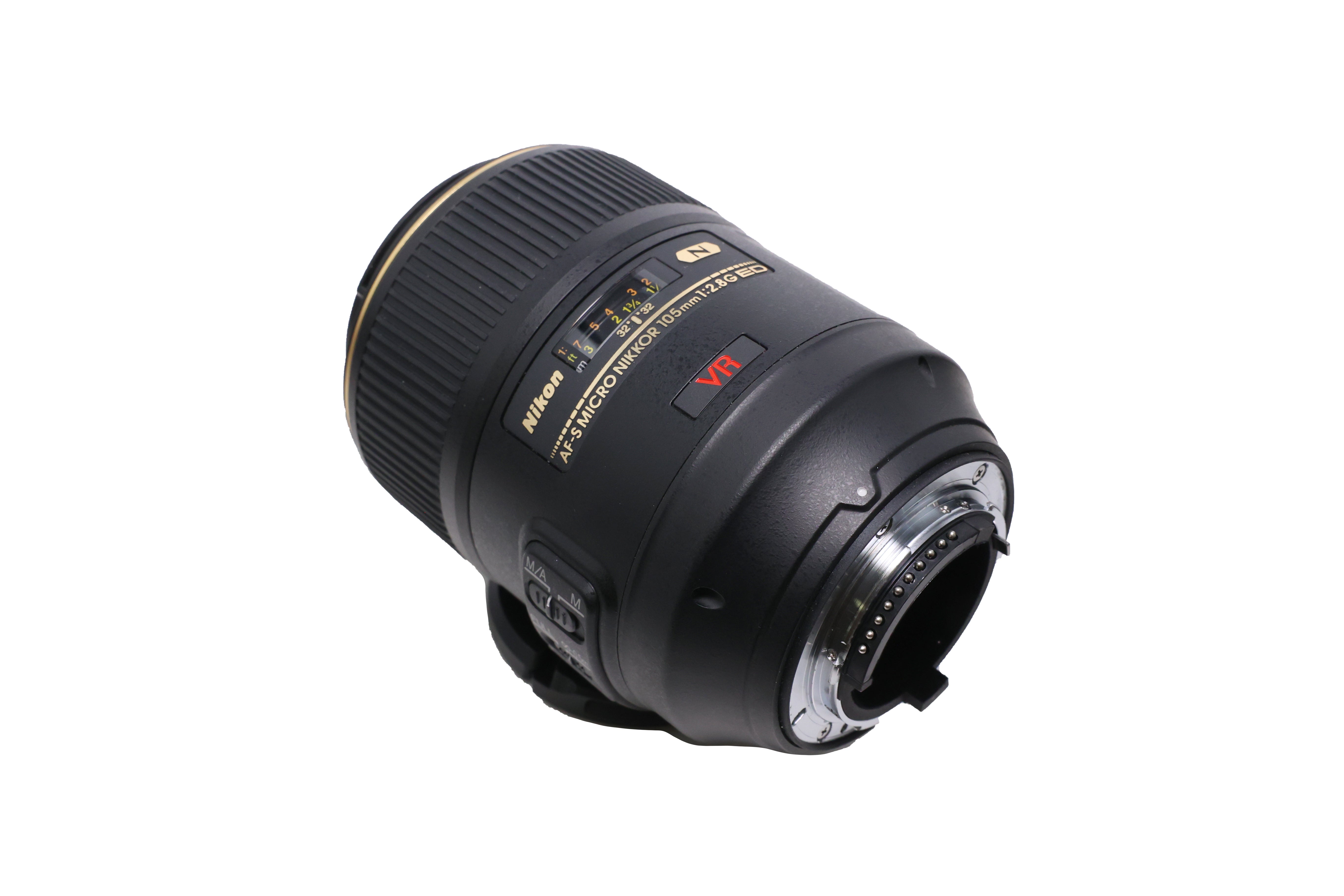 USED Nikon 105mm f2.8 G ED AF-S VR Micro Lens