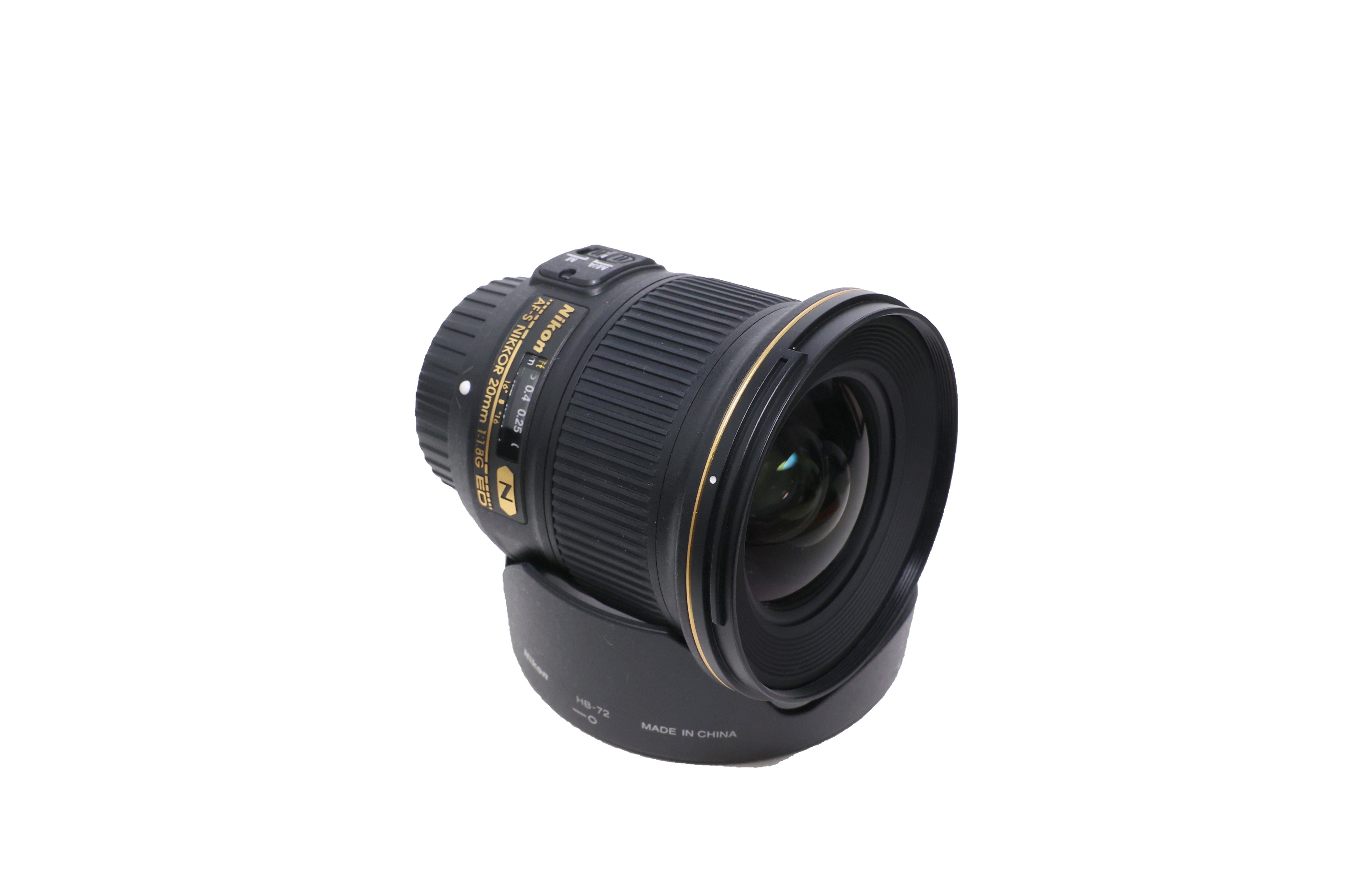 USED Nikon 20mm f1.8 G Nikkor AF-S ED