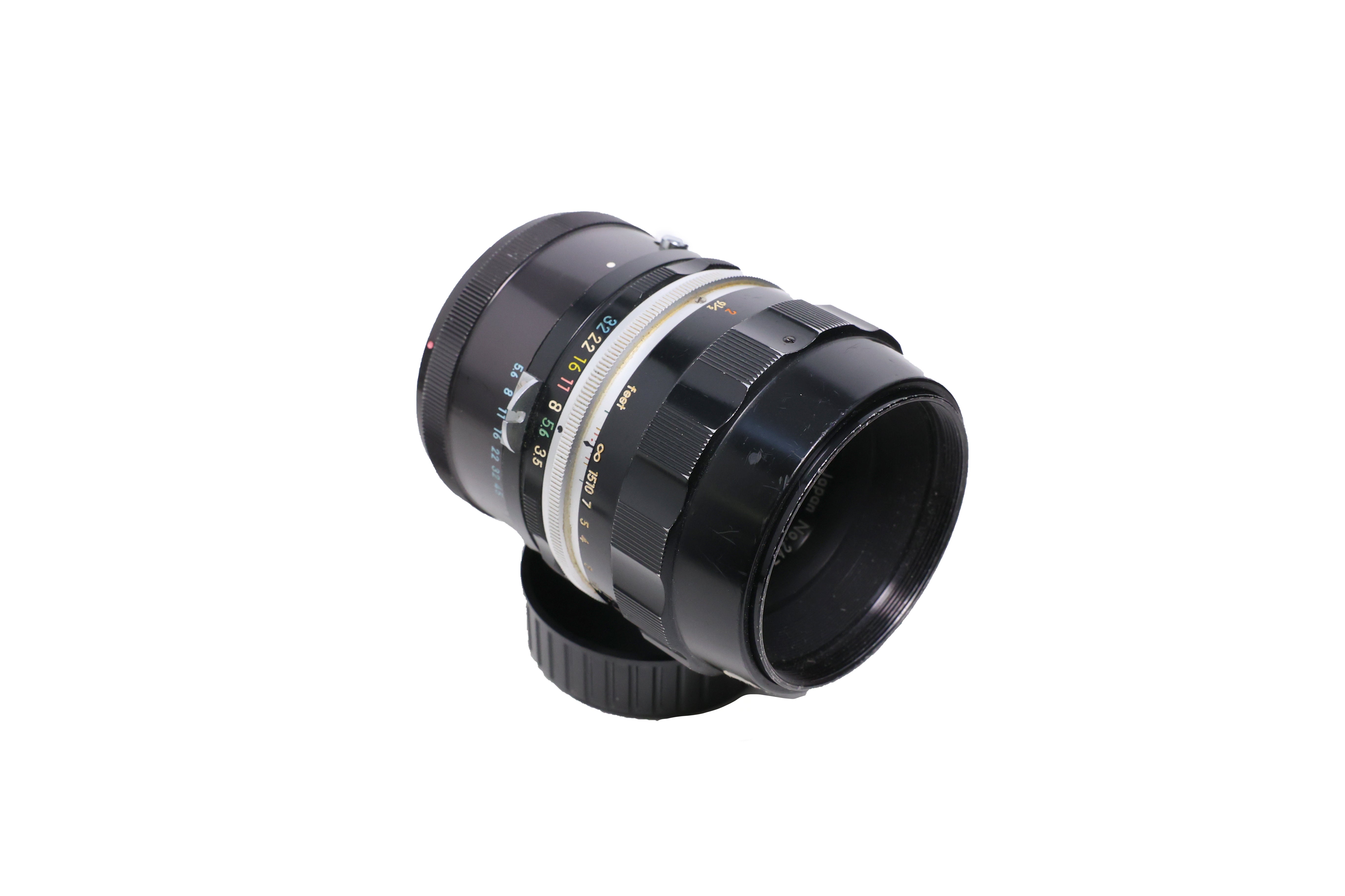Used Nikon 55mm f3.5 Micro-Nikkor non-AI w/ Macro Adapter