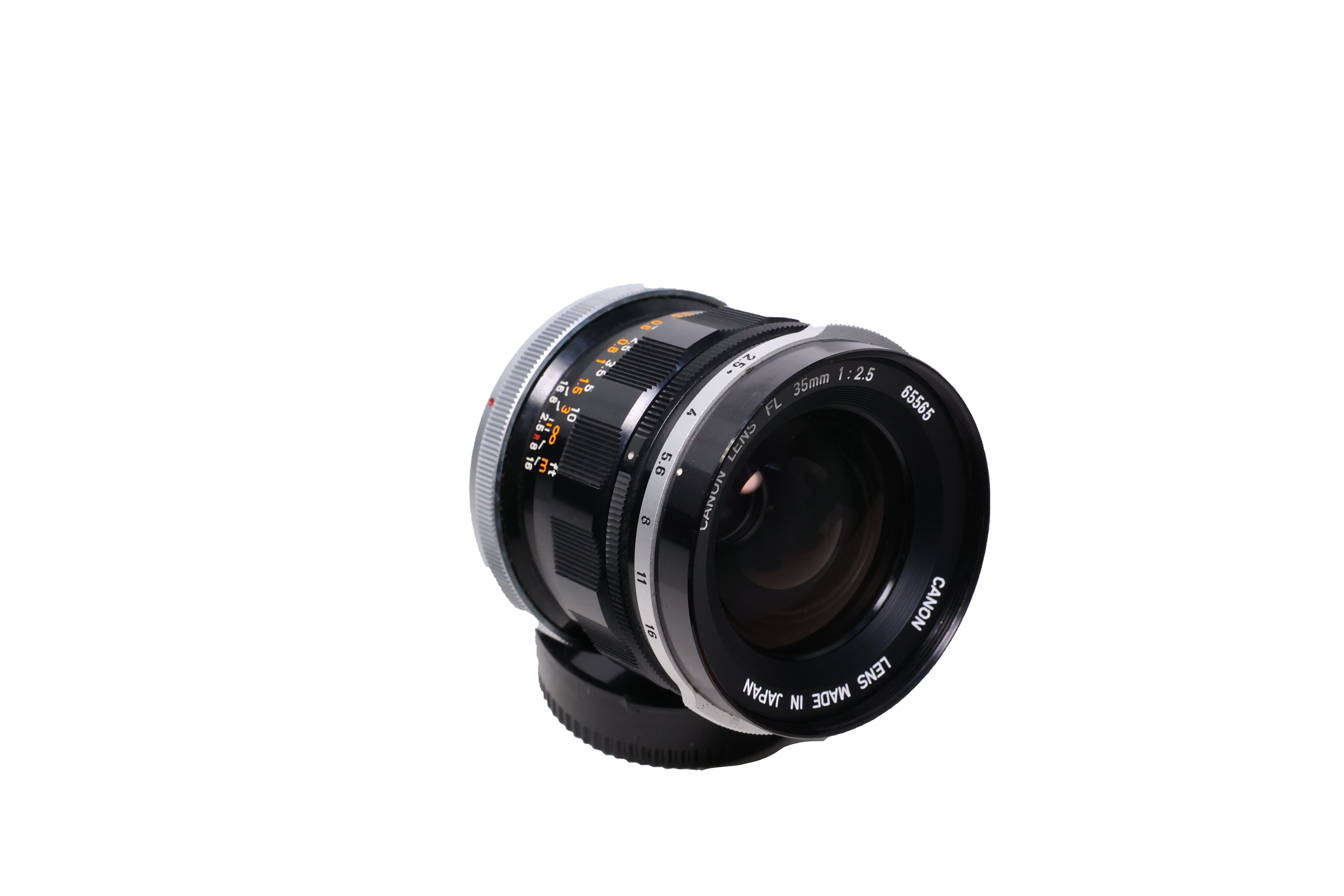 USED Canon 35mm f2.5 S.C FD Lens